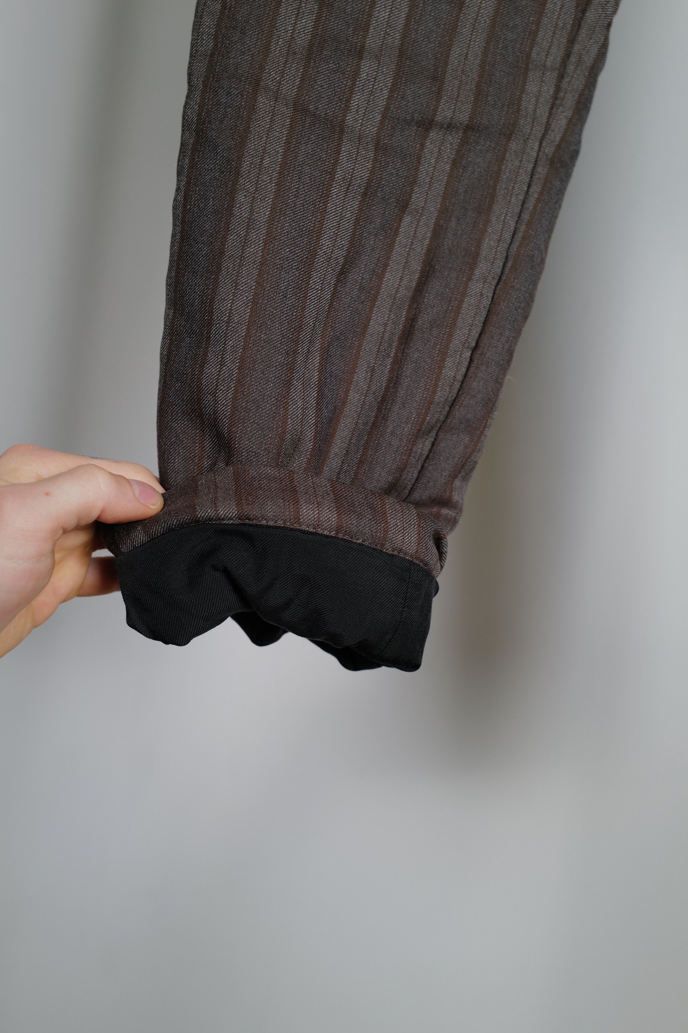 Ann Demeulemeester Ann Demeulemeester Striped Heavy Pants Size US 32 / EU 48 - 7 Thumbnail