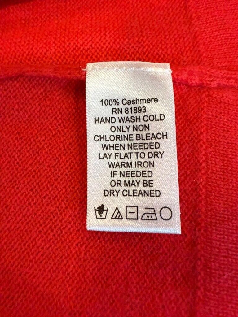 Isaac Mizrahi NWT Open Front Cashmere Cardigan-Rouge Size XS / US 0-2 / IT 36-38 - 7 Thumbnail