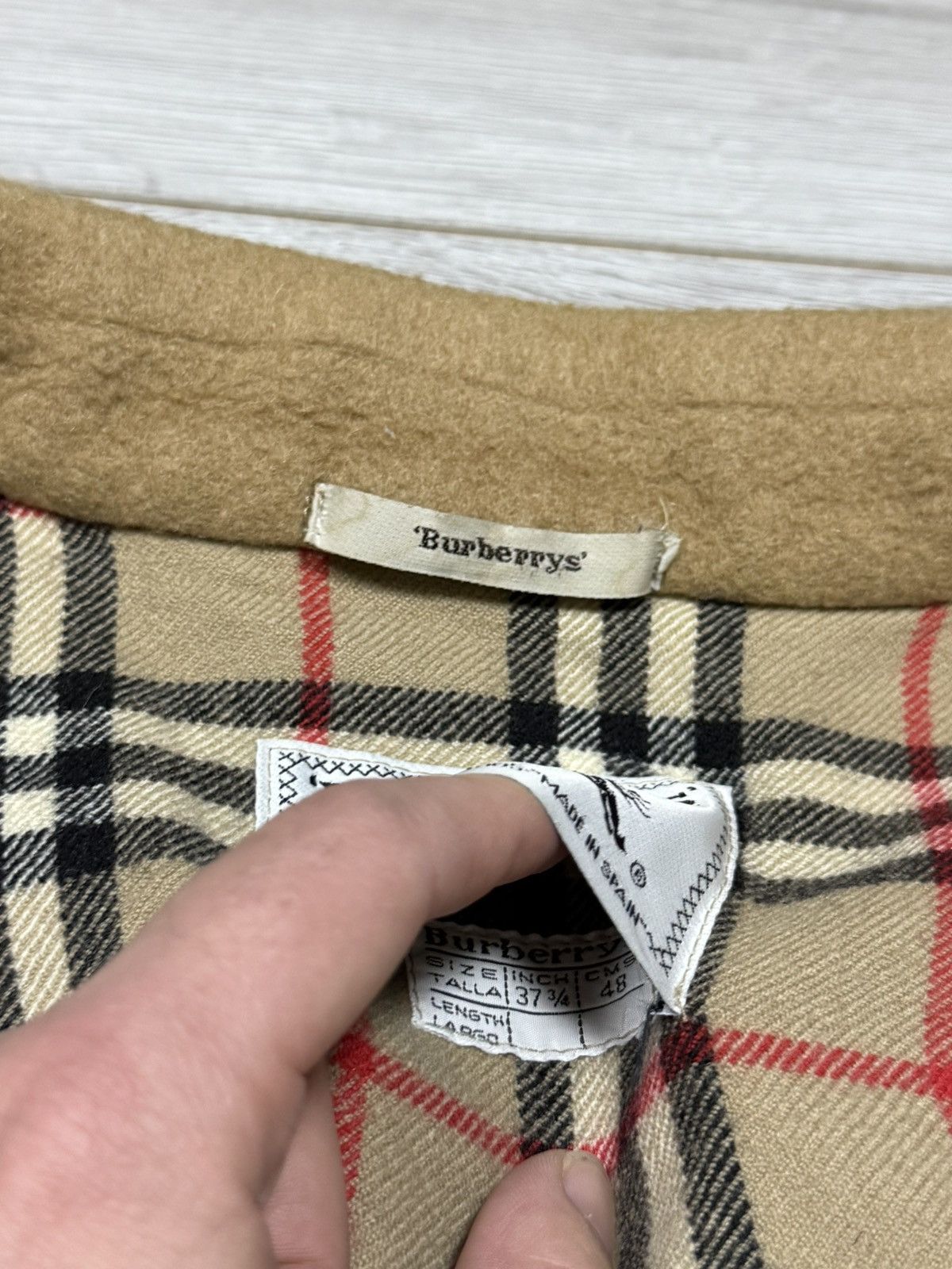 Burberry Burberry beige nova check bomber jacket wool zip Size US M / EU 48-50 / 2 - 10 Thumbnail