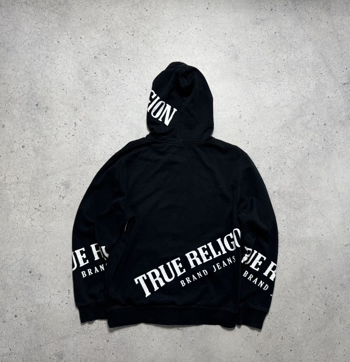 True Religion True Religion Monogram Full Zip Hoodie Black Size US L / EU 52-54 / 3 - 9 Thumbnail