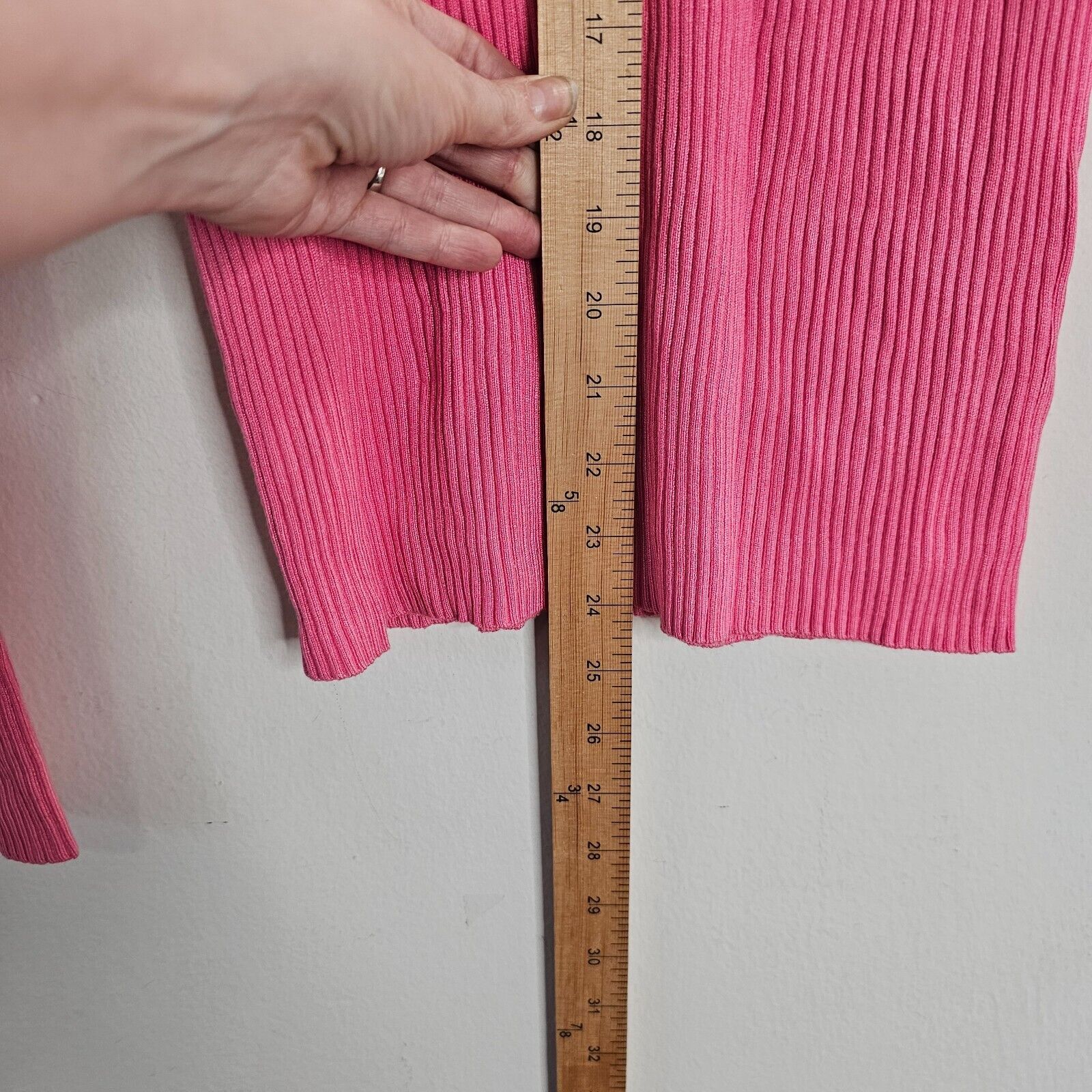 Other 525 American Pink Ribbed Knit Long Sleeve Turtleneck Top S Size S / US 4 / IT 40 - 4 Thumbnail