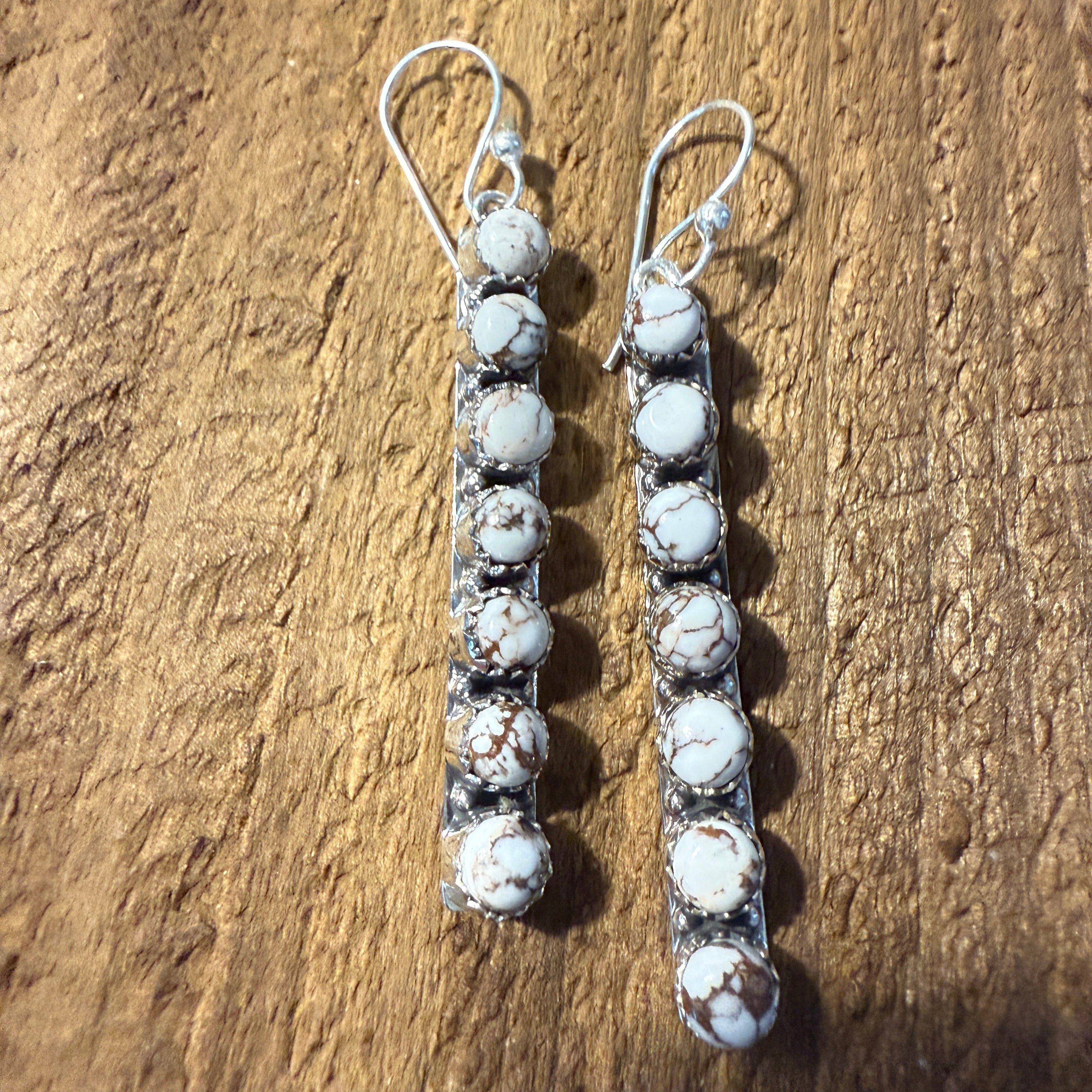 Other Wild Horse Jasper Dahlia Earrings 925 Sterling Silver Size ONE SIZE - 3 Thumbnail