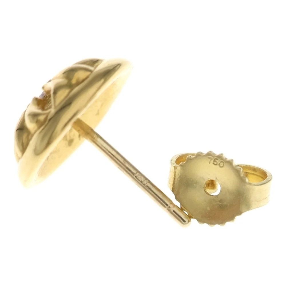 Chrome Hearts Chrome Hearts Diamond 22K Gold Stud Cross Earring Size ONE SIZE - 6 Thumbnail
