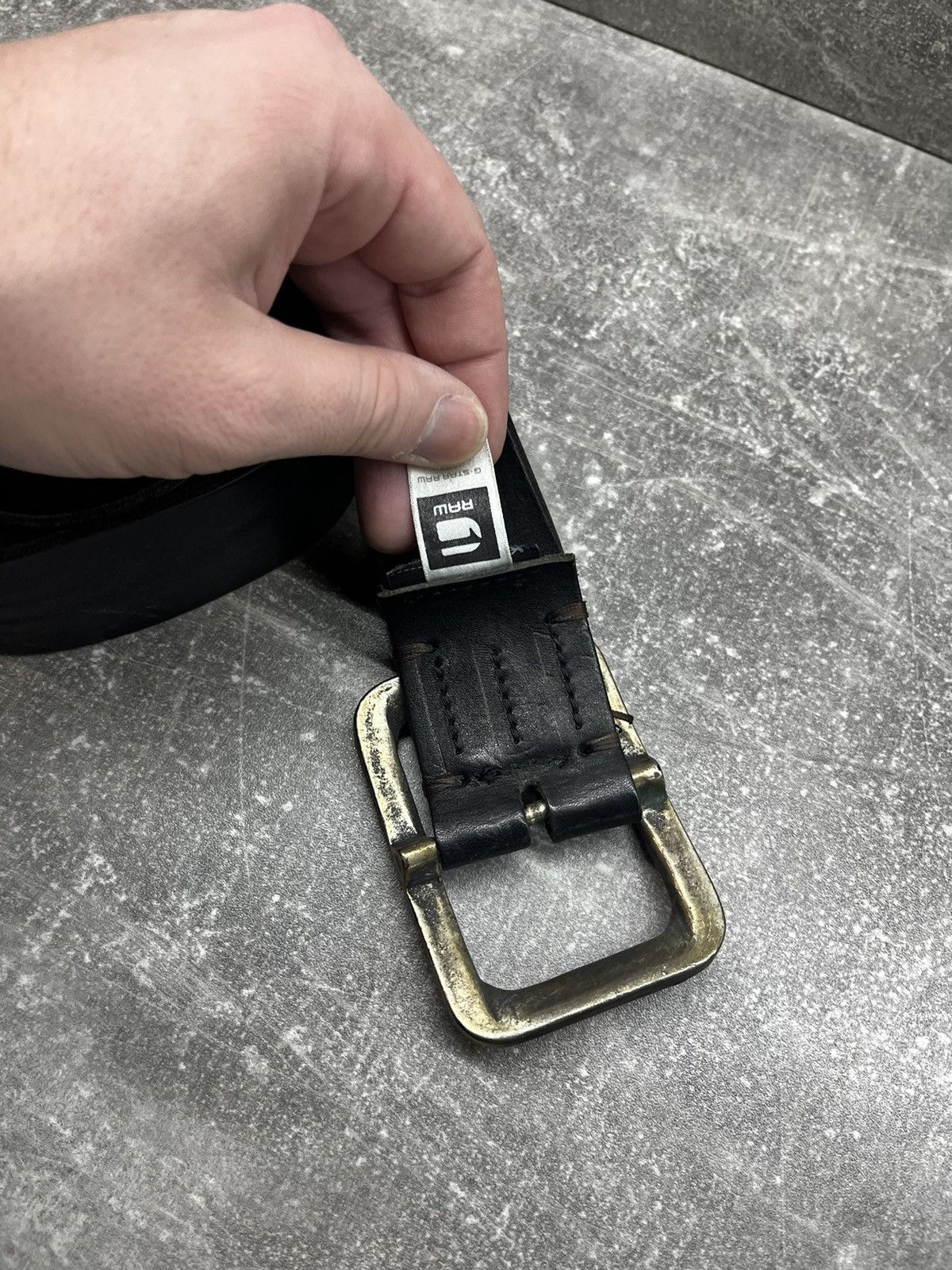 G-Star × Leather G star leather belt vintage Size ONE SIZE - 5 Thumbnail