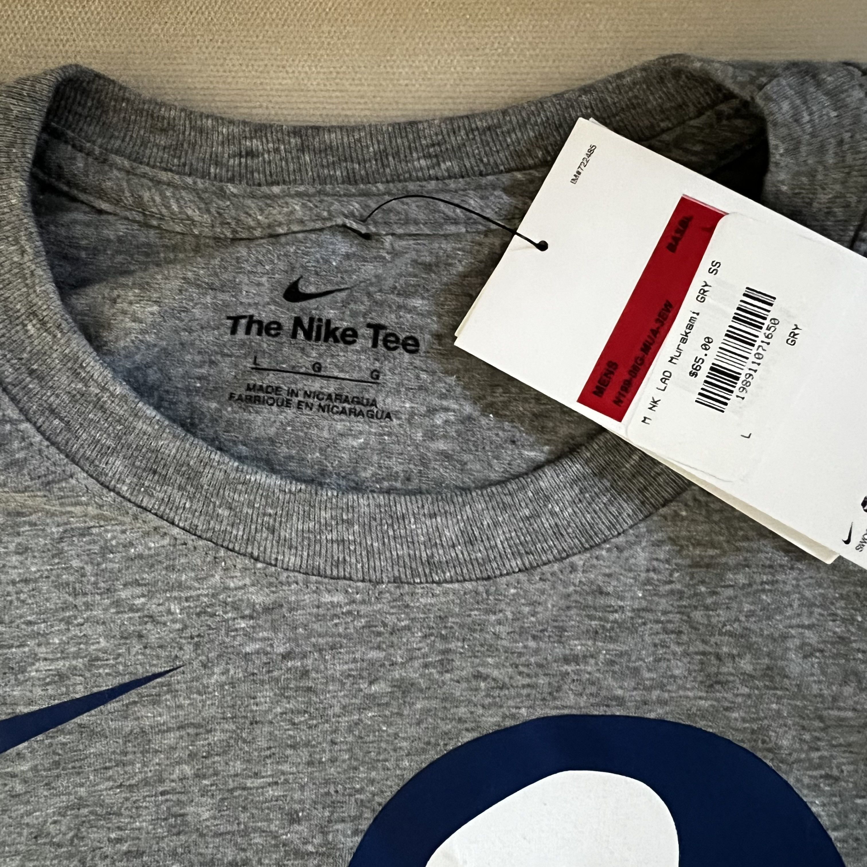 Nike Nike Dodgers Murakami Gray Tee L NWT 2025 Complex Colab Rare Size US L / EU 52-54 / 3 - 7 Thumbnail