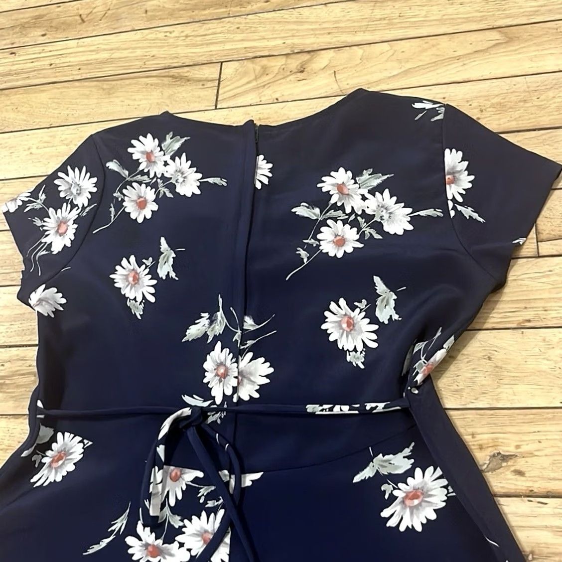Vintage VINTAGE The Limited Midi Dress Women 8 Blue Floral Daisy Empire Waist Belle Fairy Whimsy Size M / US 6-8 / IT 42-44 - 4 Thumbnail