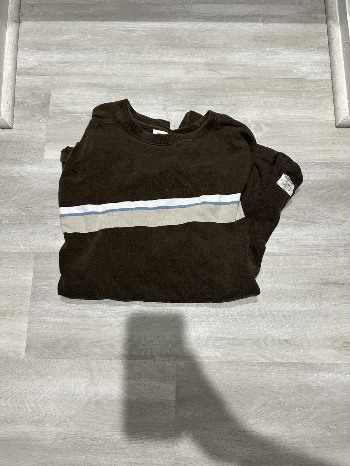 Old Navy brown striped long sleeve Size US L / EU 52-54 / 3 - 2 Thumbnail