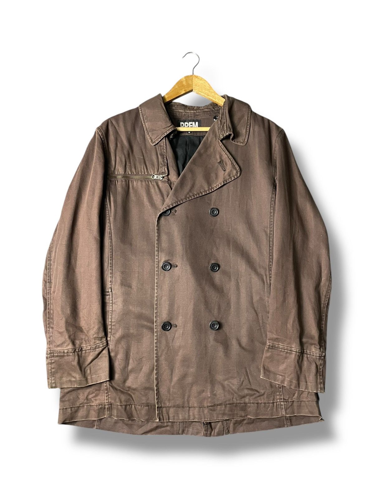 PPFM PPFM Double Breasted Light Coat (102) Size US M / EU 48-50 / 2 - 1 Thumbnail