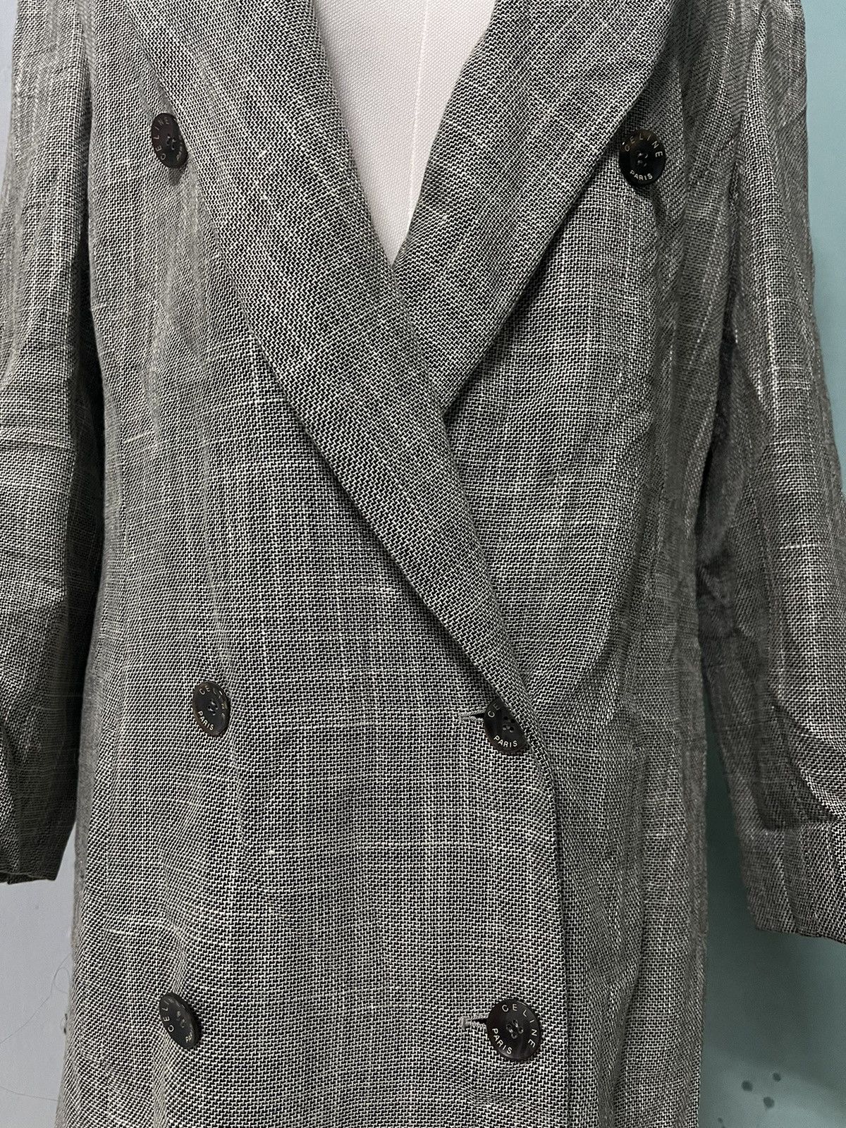 Celine × Hedi Slimane vintage Celine Pea Coat Size M / US 6-8 / IT 42-44 - 2 Thumbnail
