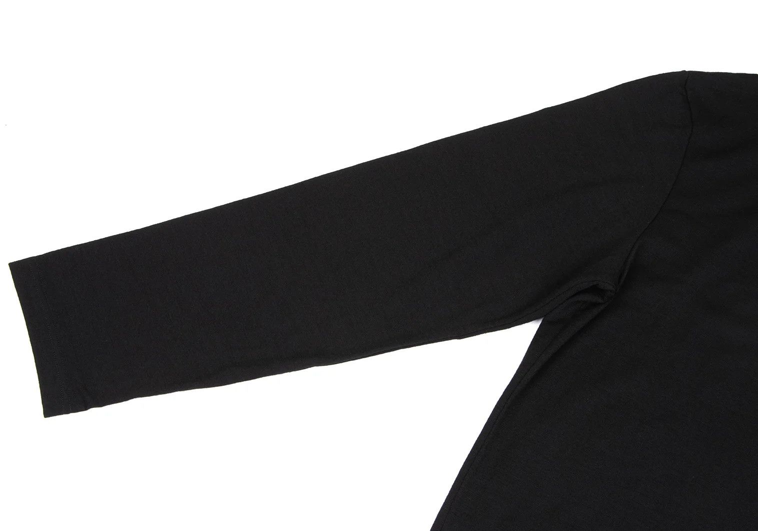 Yohji Yamamoto Wool Turtle Neck Cut Sewn Top with Zipper in Black Size US L / EU 52-54 / 3 - 5 Thumbnail