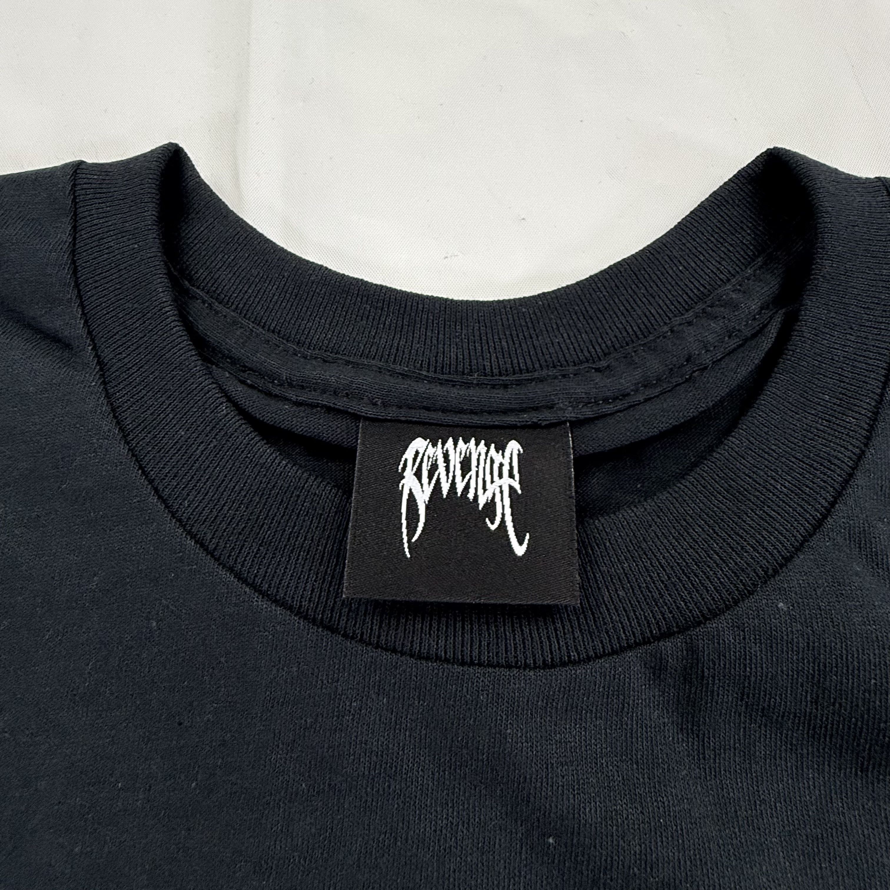 Revenge Revenge Black Graphic T-Shirt XL Logo Streetwear Tee Size US XL / EU 56 / 4 - 2 Thumbnail