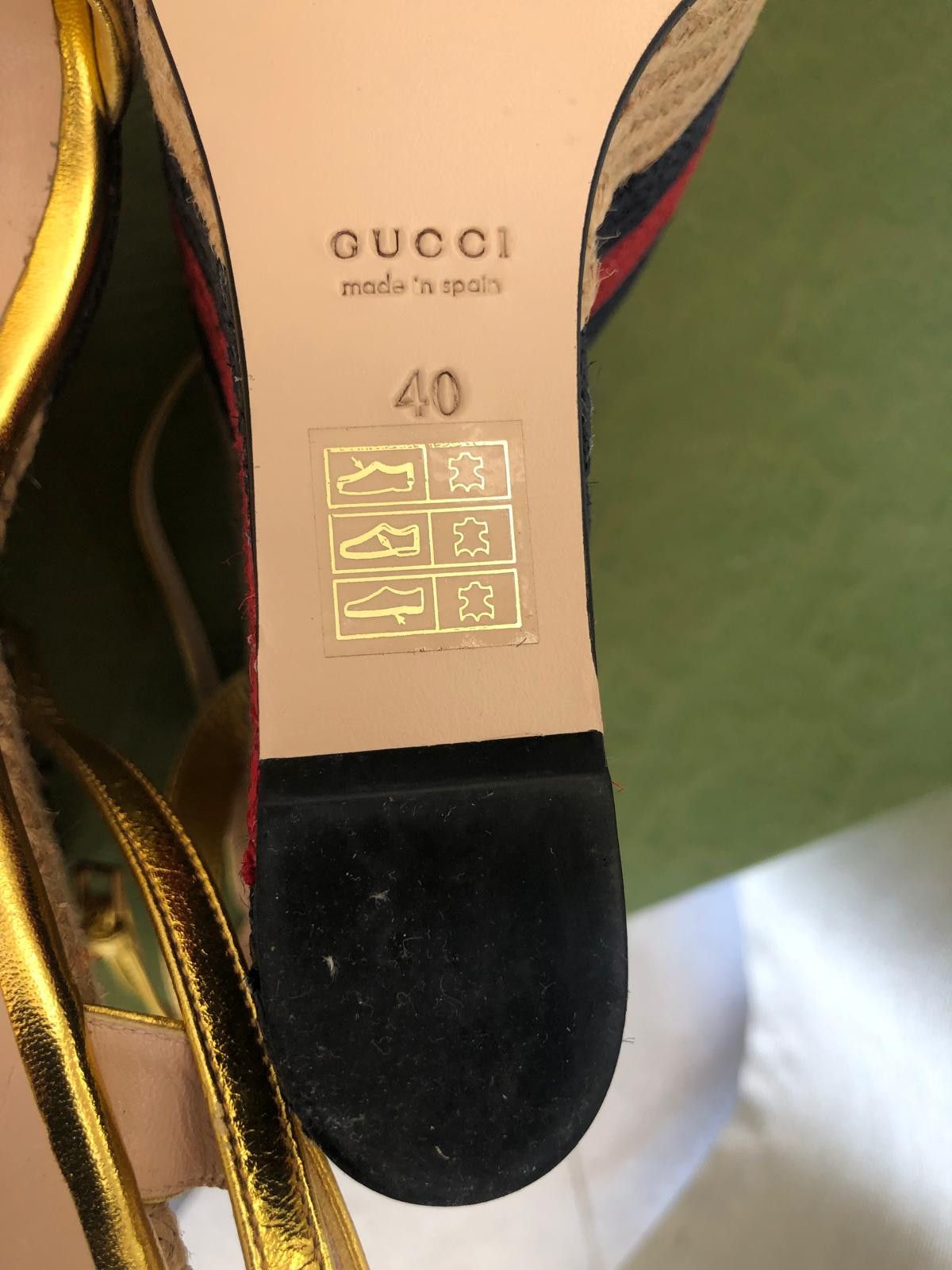 Gucci Gucci Gold Platform Espadrilles - Edizione Limitata di Lusso Size US 10 / IT 40 - 5 Thumbnail