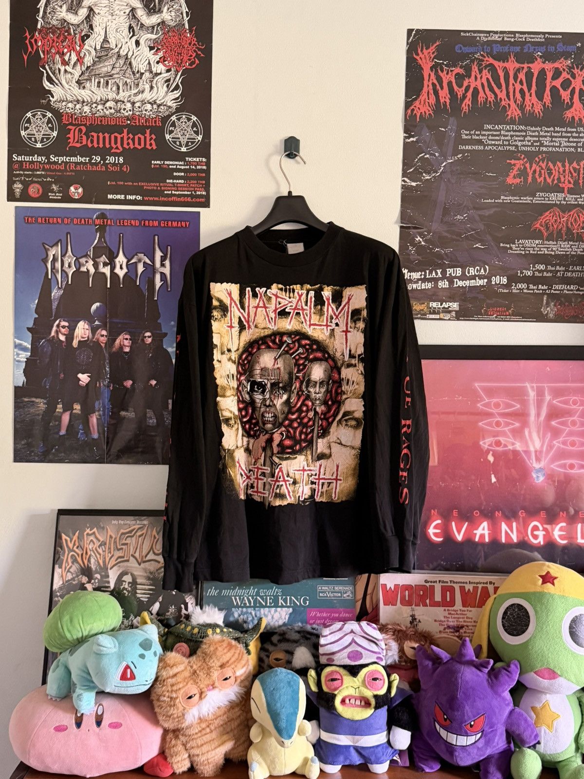 Napalm Death Shirt Plague Rages 1994