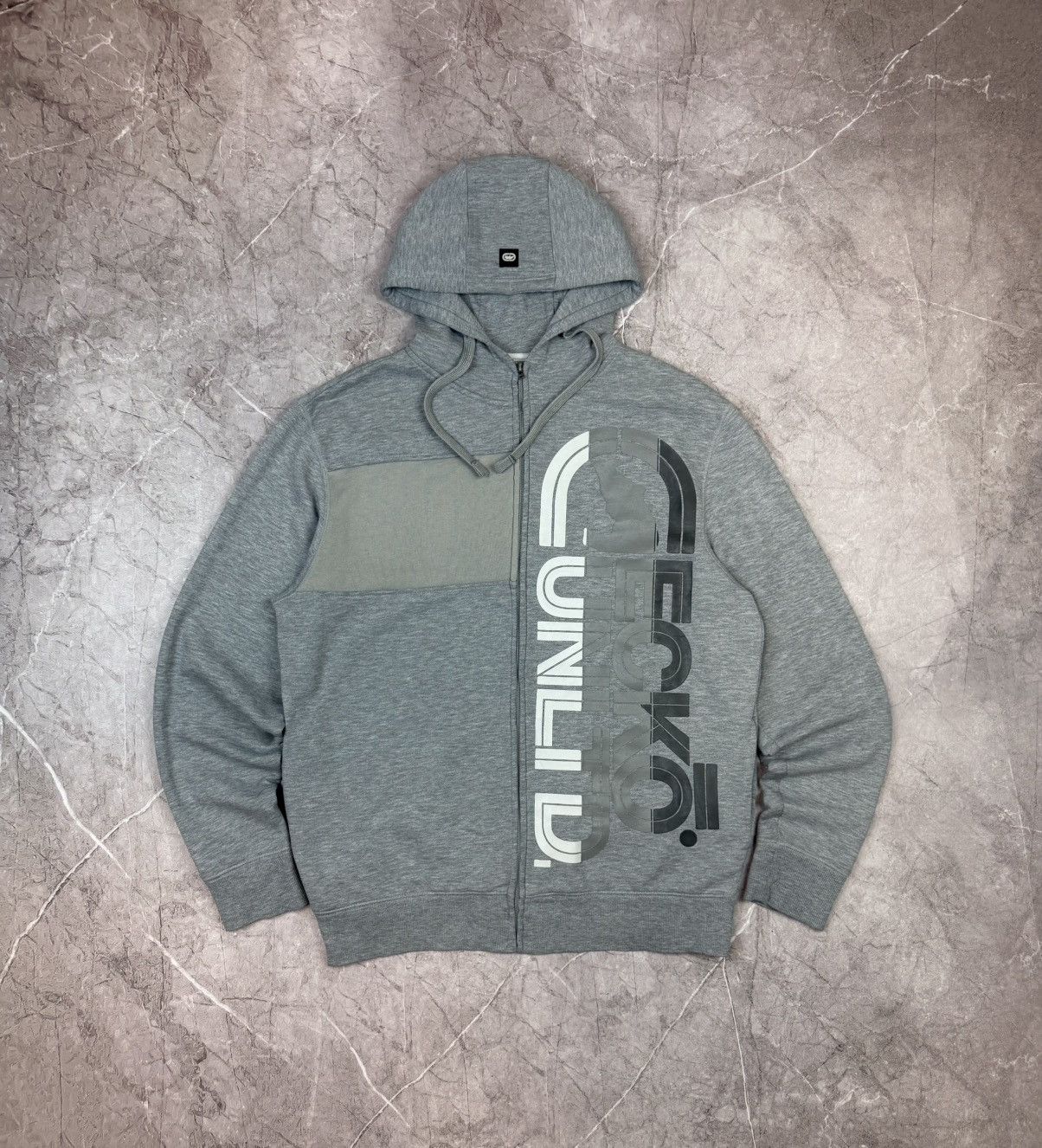 Ecko Unltd. Vintage Big Logo Rare Skate Rap Ecko Unltd Zip Hoodie Size US L / EU 52-54 / 3 - 1 Thumbnail