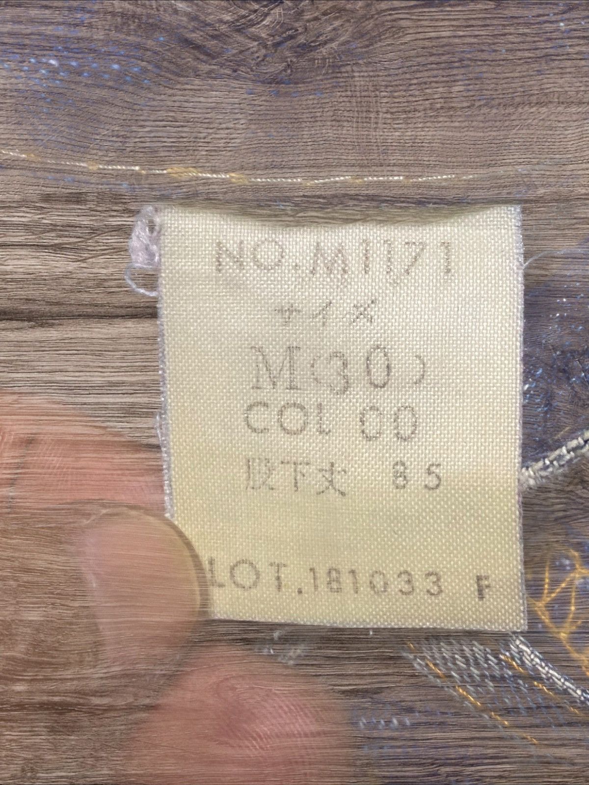 If Six Was Nine Vintage Japan Brand Made in Nippon Thunder Distressed Slim Size US 30 / EU 46 - 18 Thumbnail