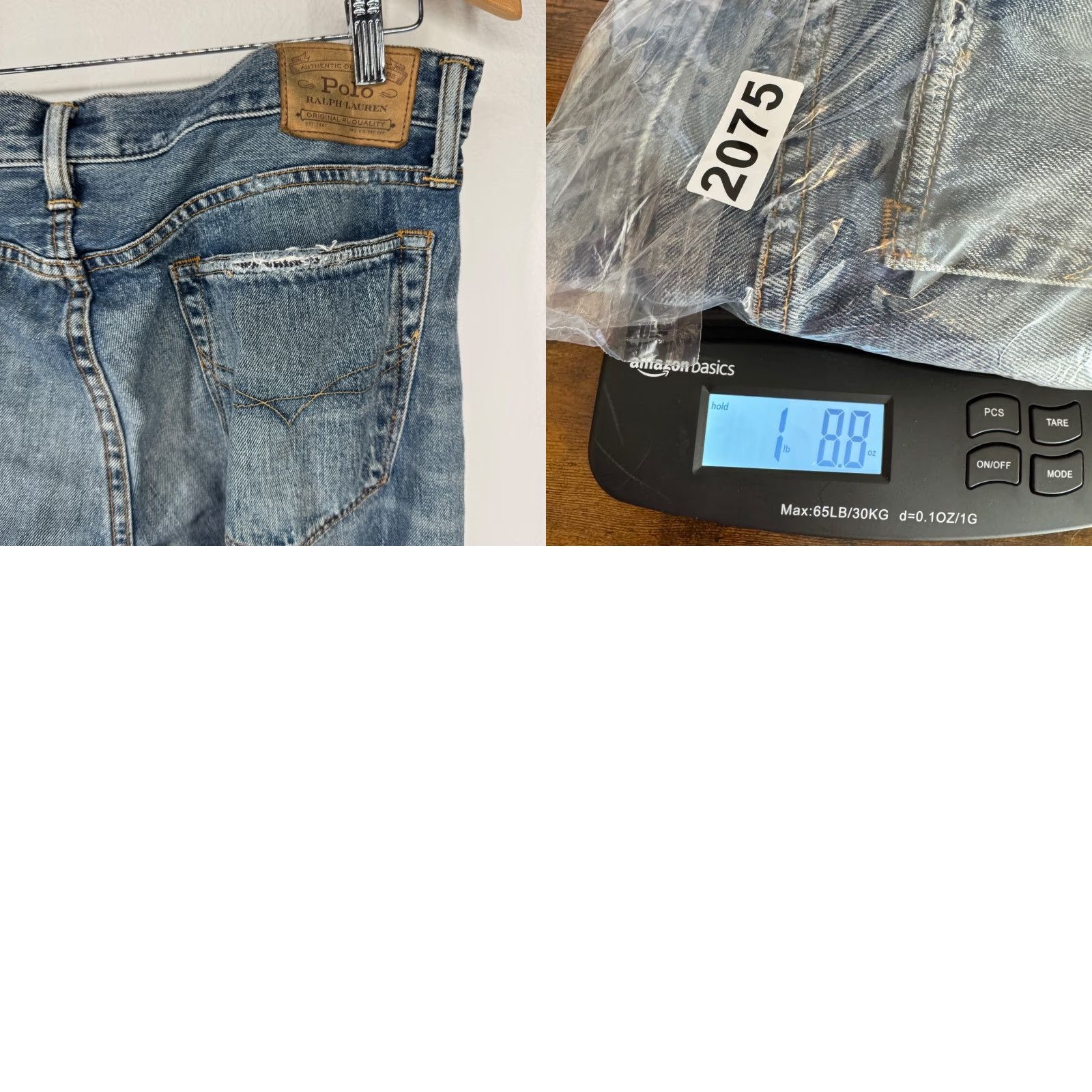 Polo Ralph Lauren Polo Ralph Lauren Mens Distressed Varick Slim Straight Jeans 34x32 Patchwork Size US S / EU 44-46 / 1 - 8 Thumbnail