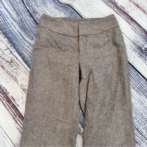 Banana Republic Vintage 2004 Y2K Banana Republic 100% Wool Wide Leg Pants Size 28" / US 6 / IT 42 - 3 Thumbnail
