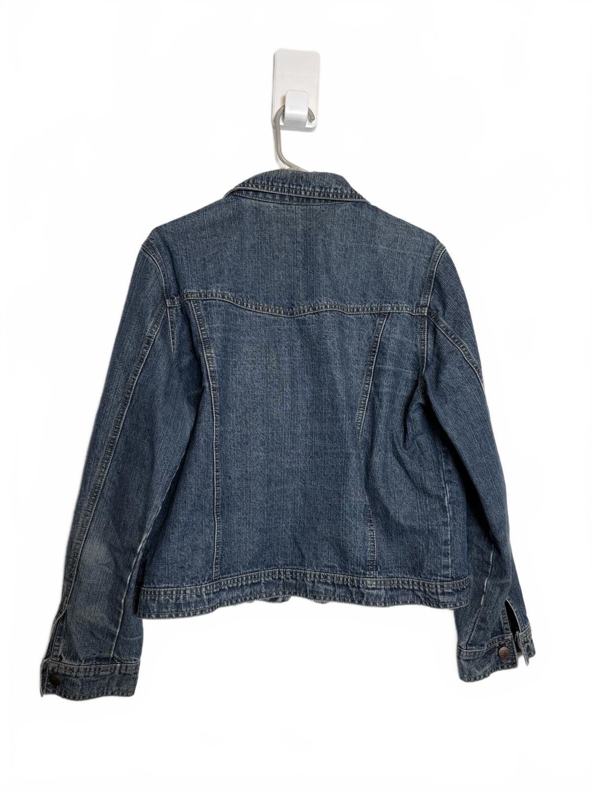 Other Womens Vintage Y2K 90s Classic Denim Jean Jacket Size L / US 10 / IT 46 - 3 Thumbnail
