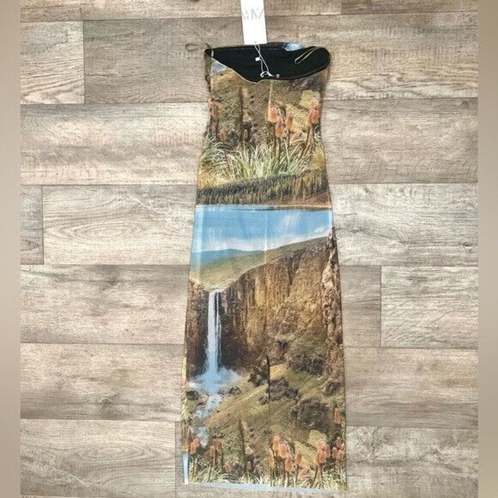 Zara ZARA Strapless Print Fitted Dress NWT Size S Size S / US 4 / IT 40 - 25 Thumbnail