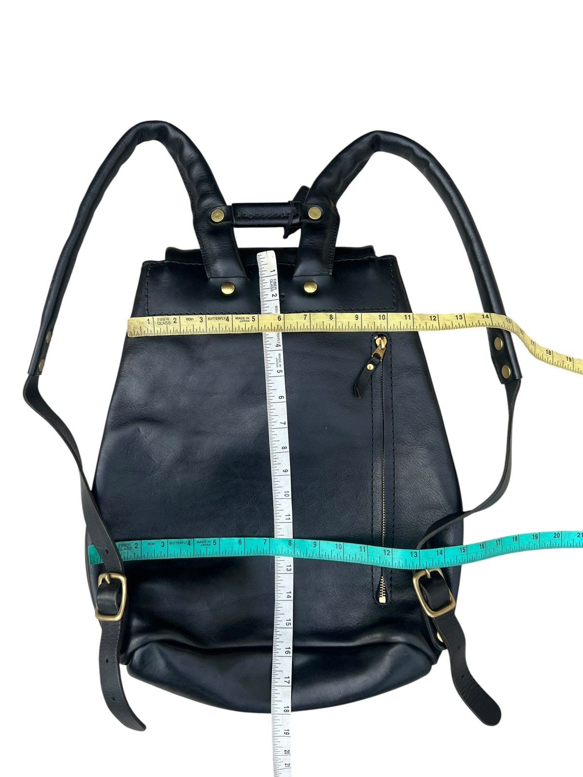 Leather Horsehide Leather Backpack By HERZ Japan Size ONE SIZE - 7 Thumbnail