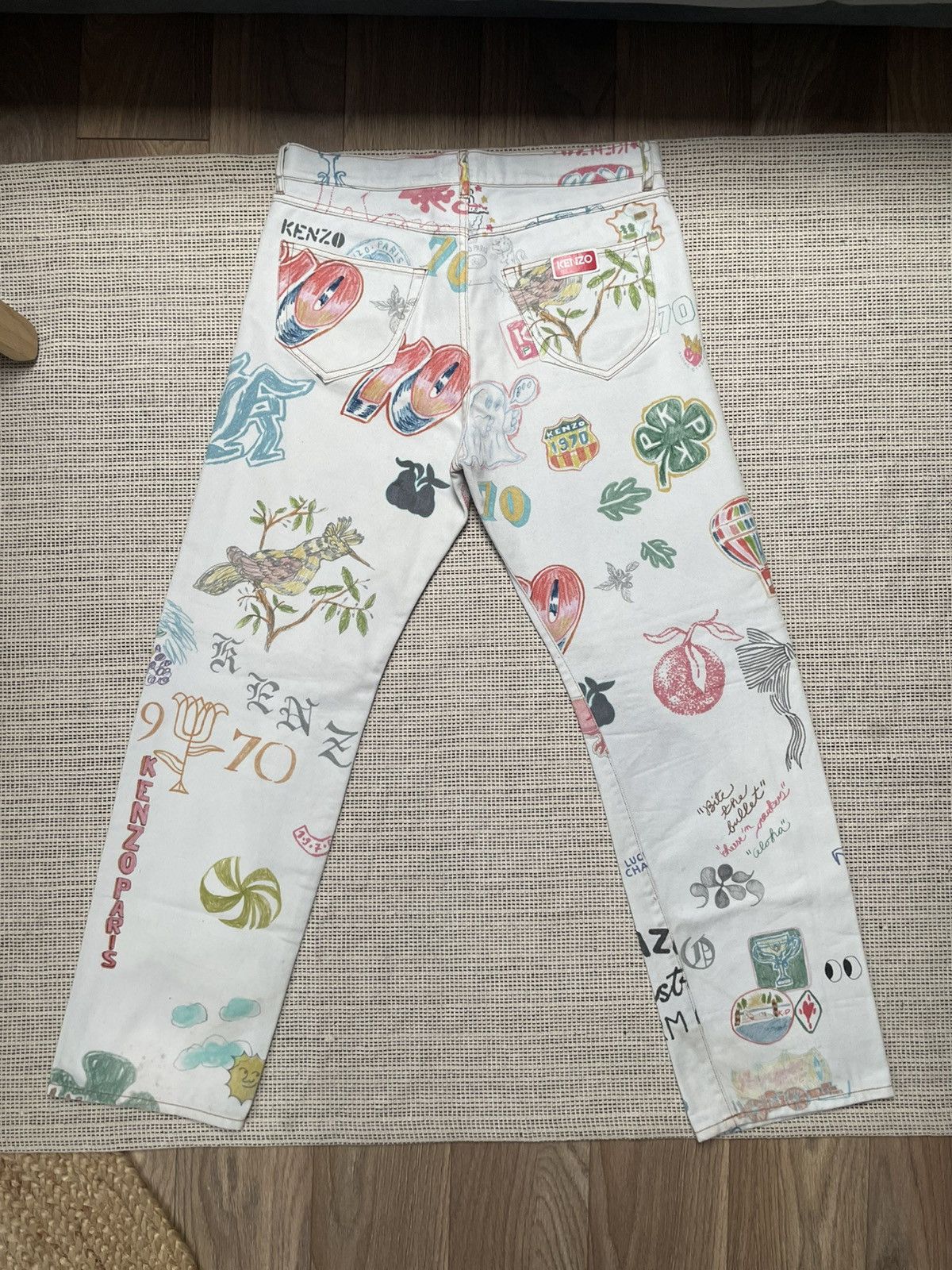 Kenzo Kenzo Straight Denim Jeans White Size US 32 / EU 48 - 4 Thumbnail
