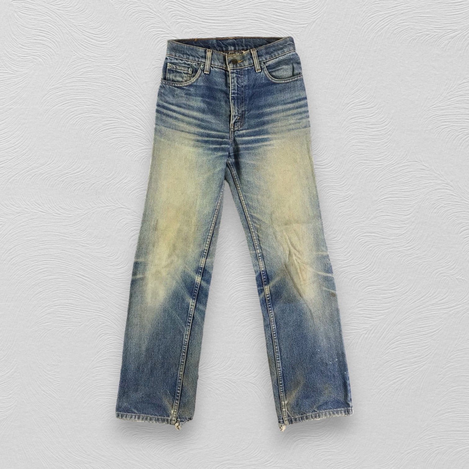 image of Distressed Denim x Levis Vintage 90's Levis 505 Jeans Ripped Rusty Denim Kj2520 in Blue (Size 27)