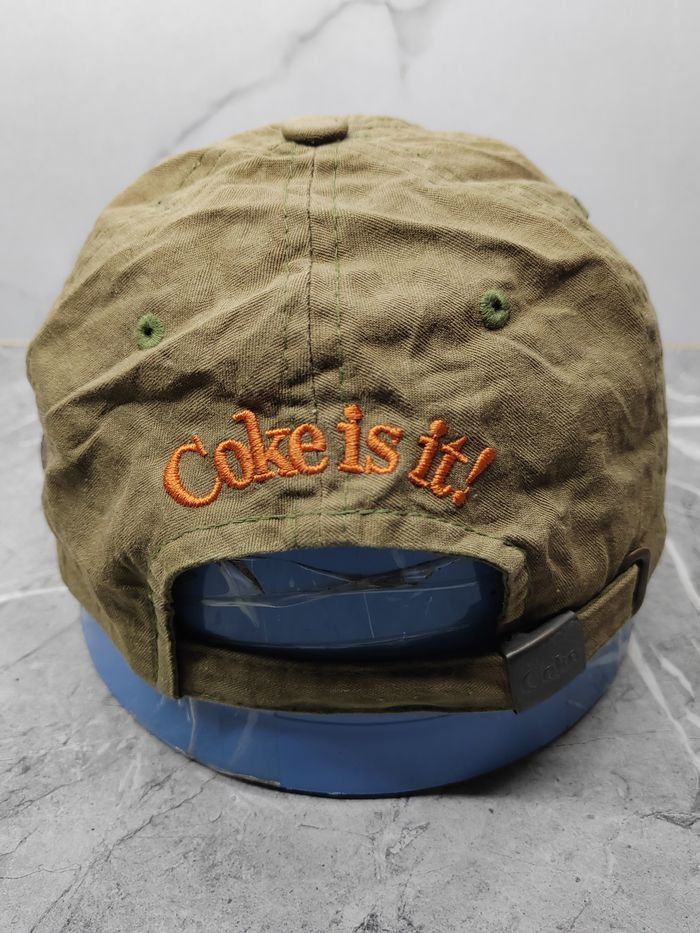 Coca Cola Vintage Coca Cola Distressed Style Cap Hat Size ONE SIZE - 5 Thumbnail