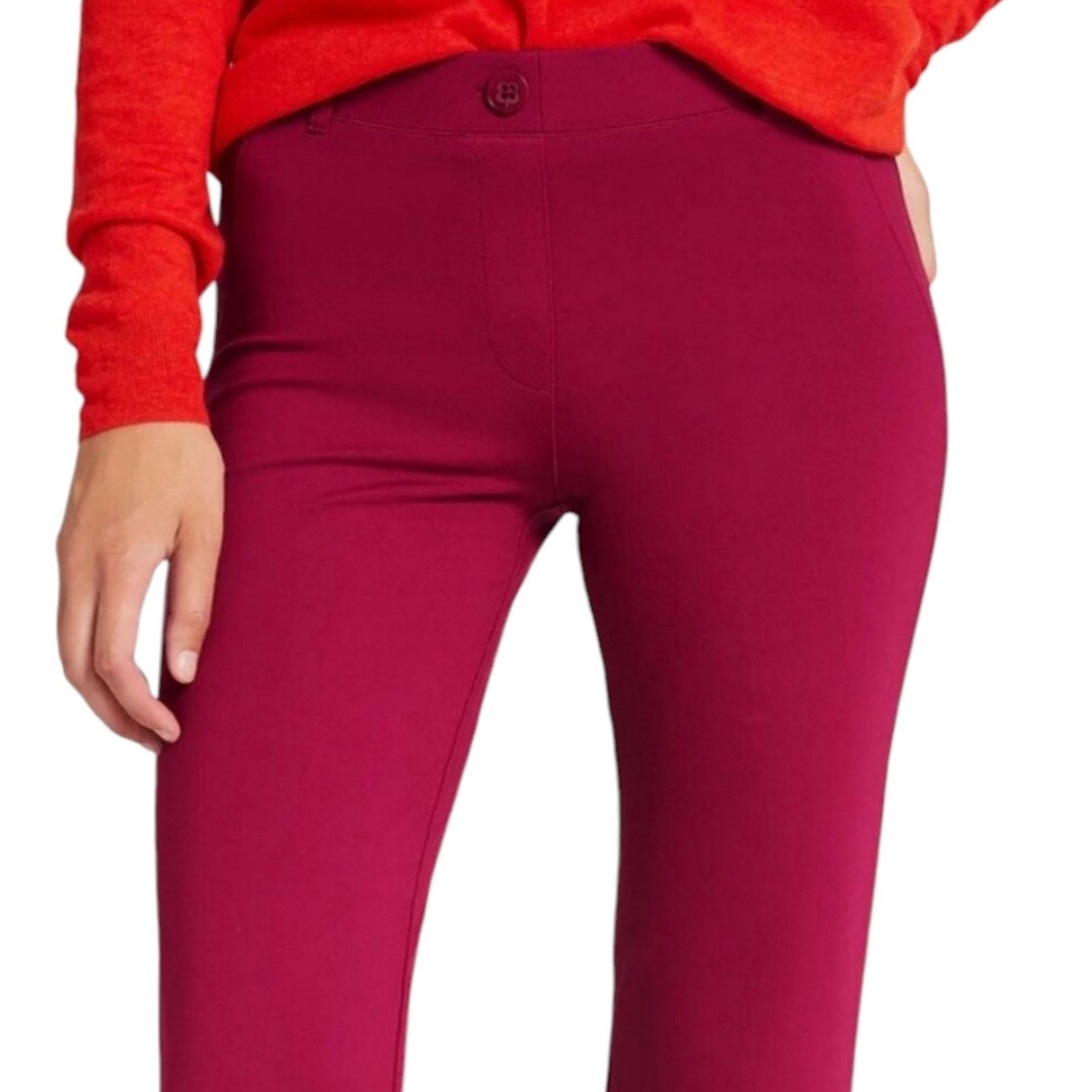Betabrand BetaBrand Dress Pant Yoga Pant Classic Straight Medium Size 29" - 2 Thumbnail