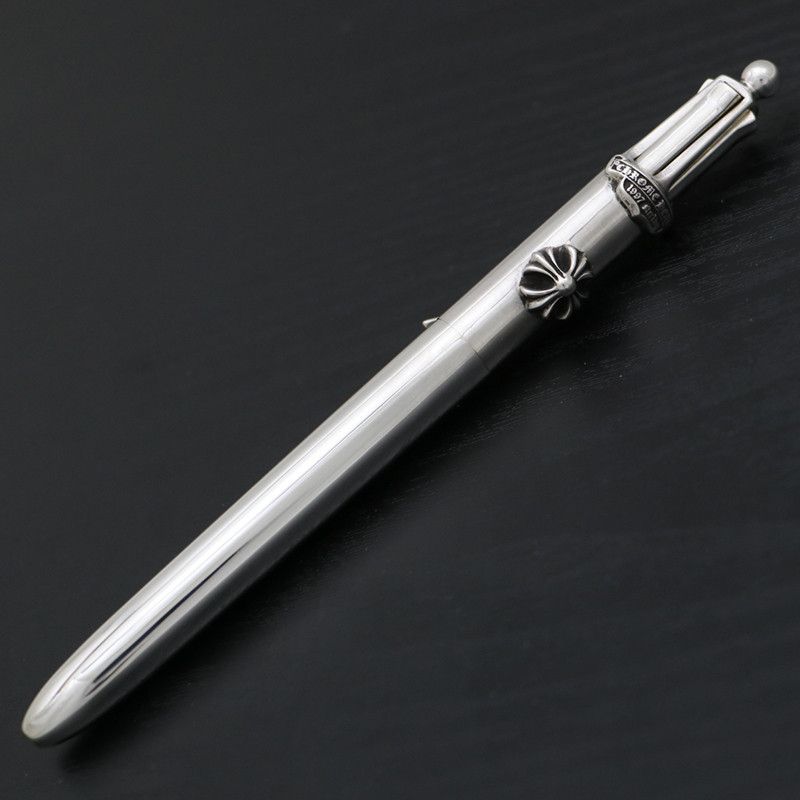 image of Chrome Hearts Four Color Ballpoint Pen in Silver, Men's