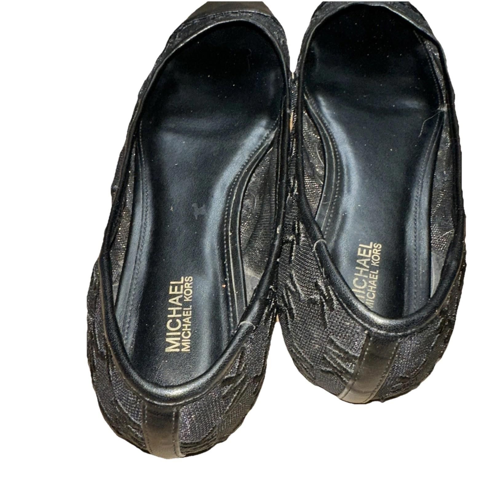 Michael Kors michael kors black lockhart ballet flats size 8.5 Size US 8.5 / IT 38.5 - 3 Thumbnail