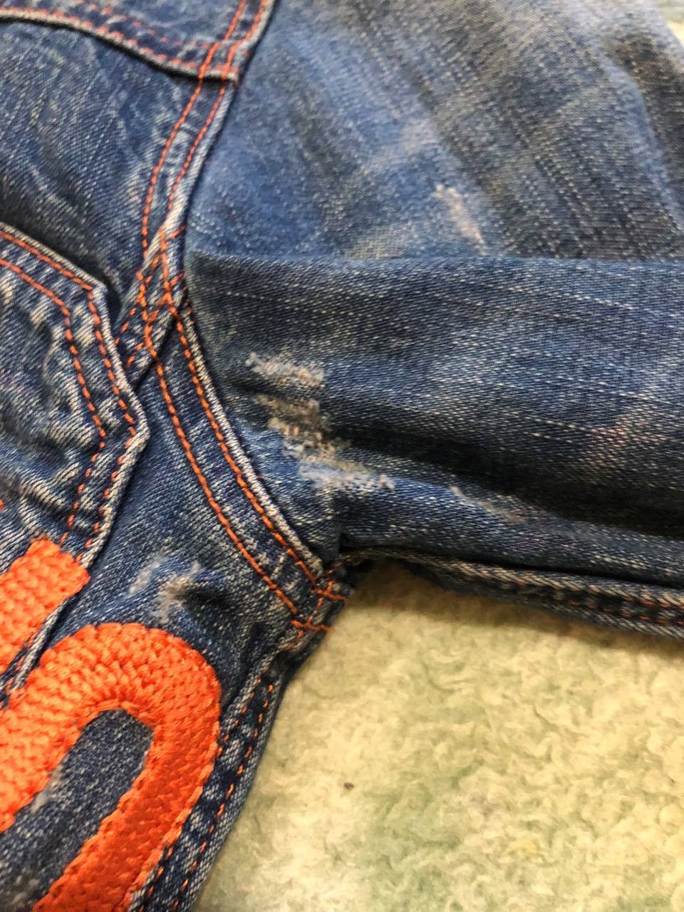 G-Star vintage jacket denim blue Y2K G-Star Raw logo Streetwear Size US XS / EU 42 / 0 - 20 Thumbnail