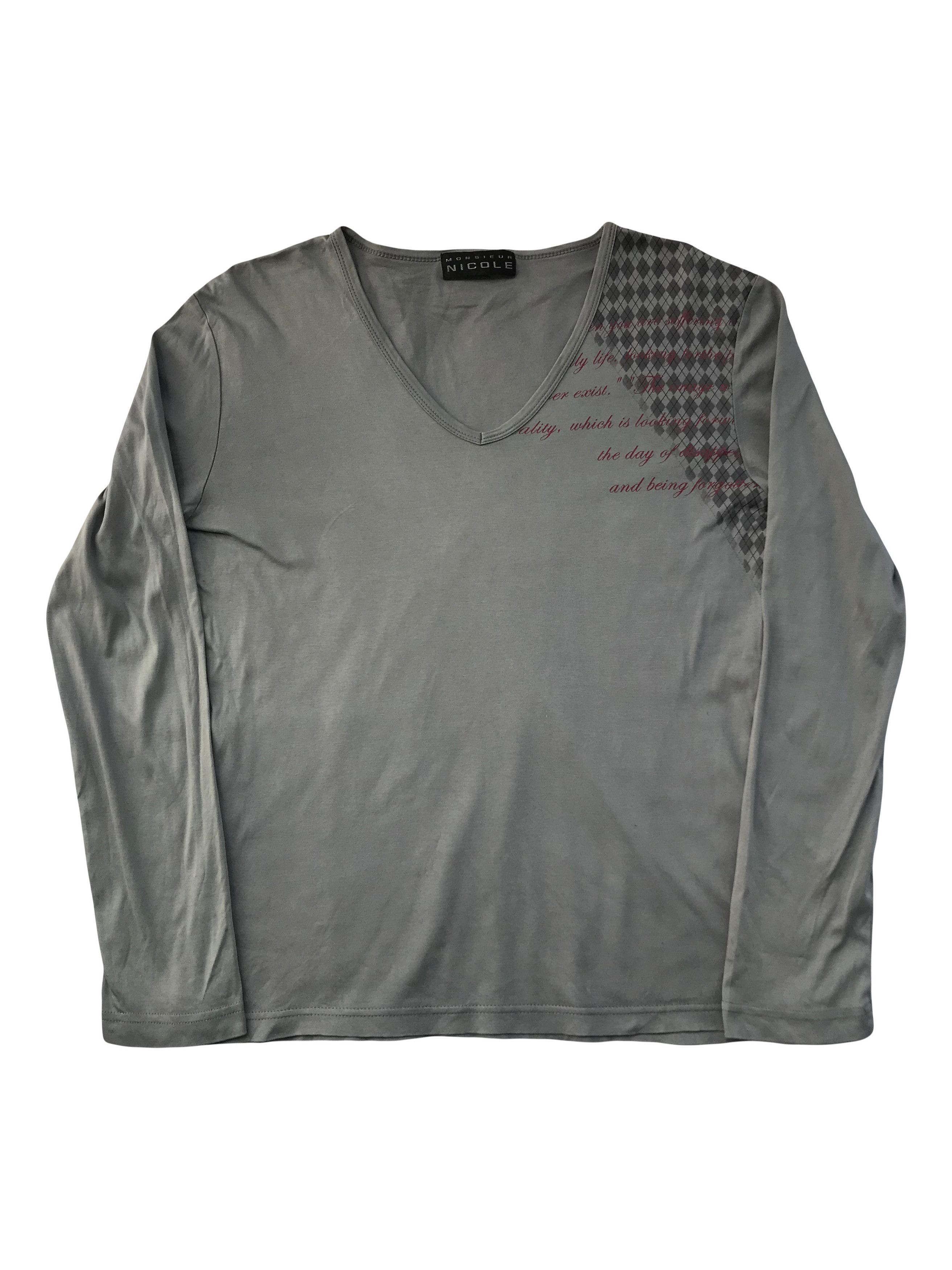 Hysteric Glamour × Japanese Brand × Nicole Club Japanese Brand Nicole Poem V-Neck Long Sleeve Size US S / EU 44-46 / 1 - 1 Thumbnail