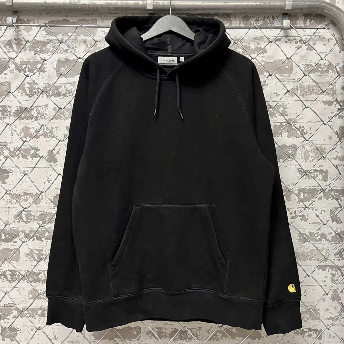 Vintage Carharrt WIP Vintage Blank Black Hoodie | Grailed