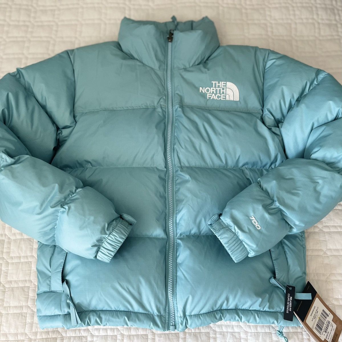 Baby Blue North Face 700 Down Puffer Jacket