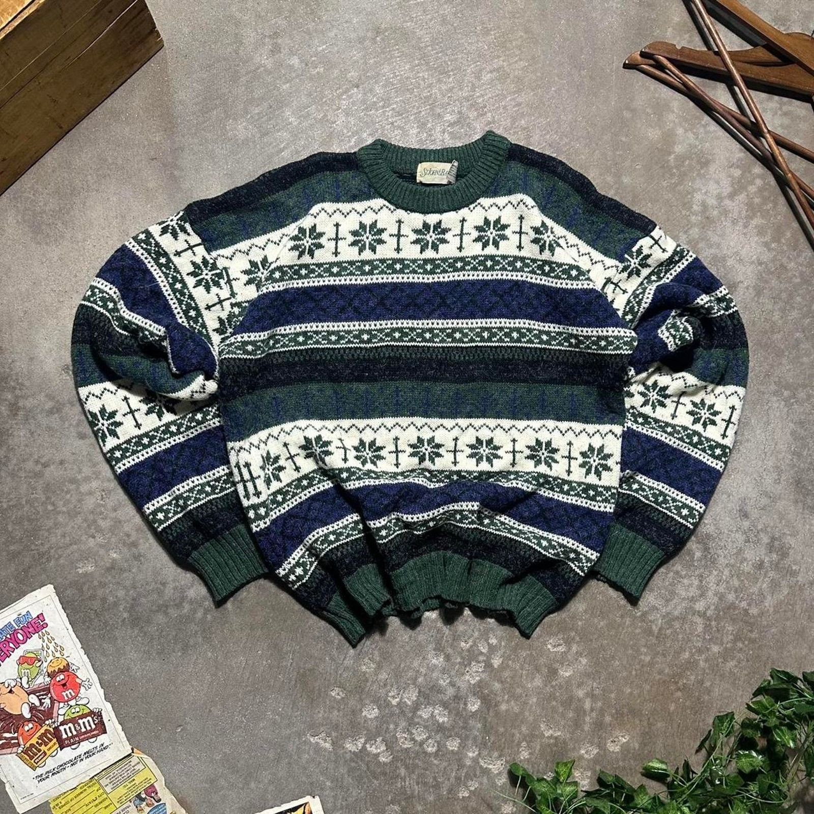 St. Johns Bay Vintage 90s St. John's Bay Acrylic Wool Sweater Sweatshirt Size US XL / EU 56 / 4 - 1 Thumbnail
