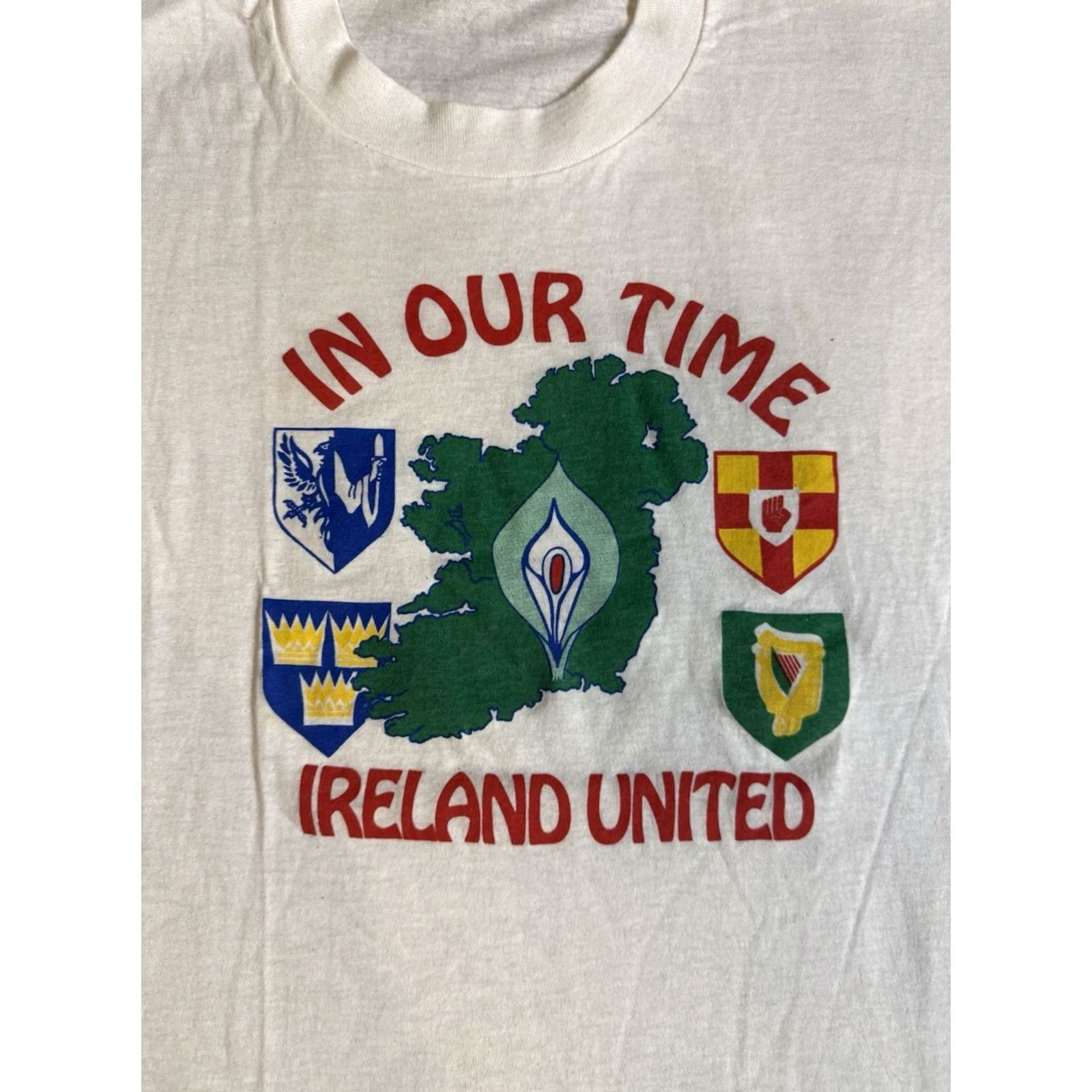 Vintage VINTAGE In Our Time Ireland United T Shirt L The Troubles Sinn Fein Noraid 80s Men Size US L / EU 52-54 / 3 - 2 Thumbnail
