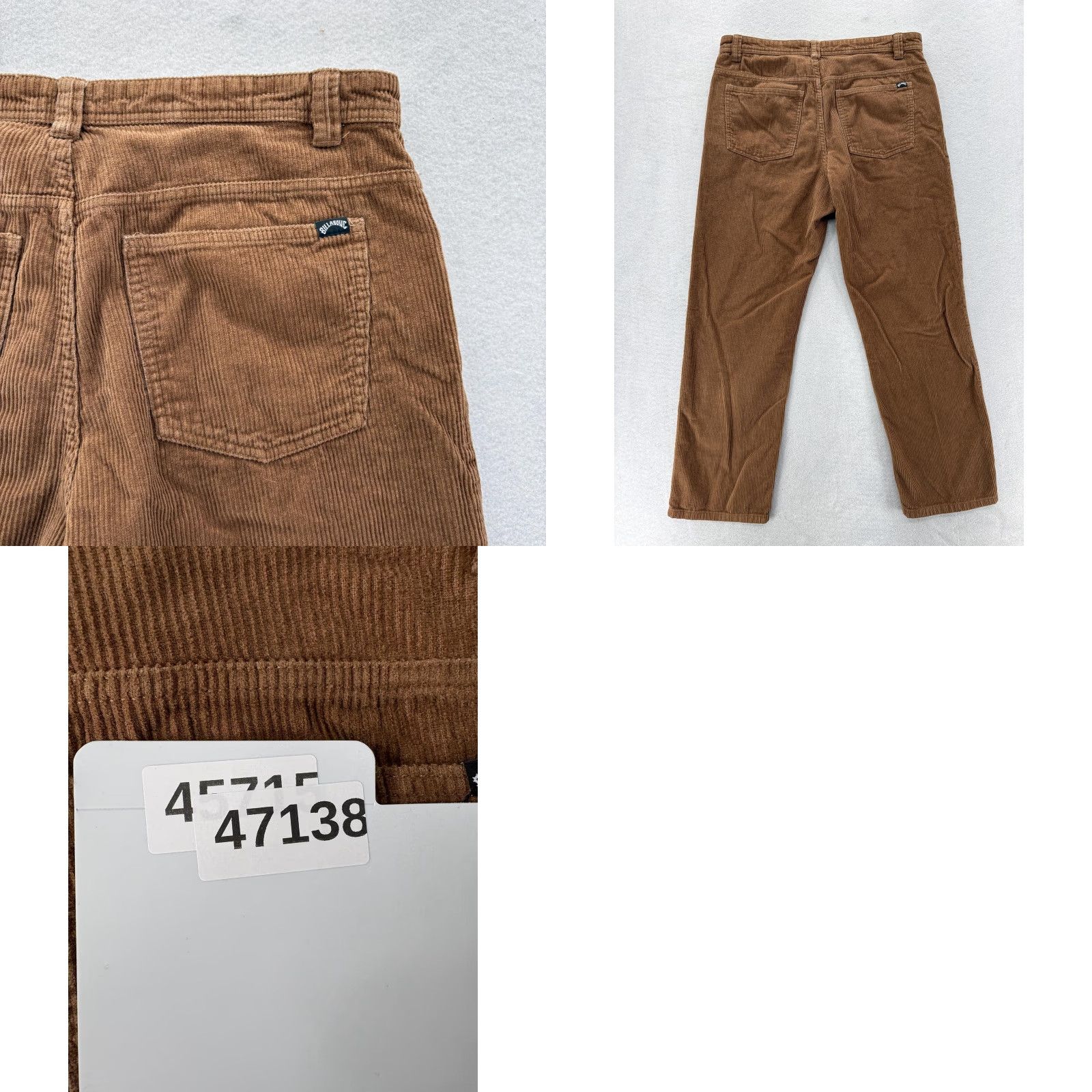 Billabong Billabong Corduroy Pants Mens 32x30 Brown 5 Pocket Chino Casual Surf Skate Y2K Vans? Size US 32 / EU 48 - 9 Thumbnail