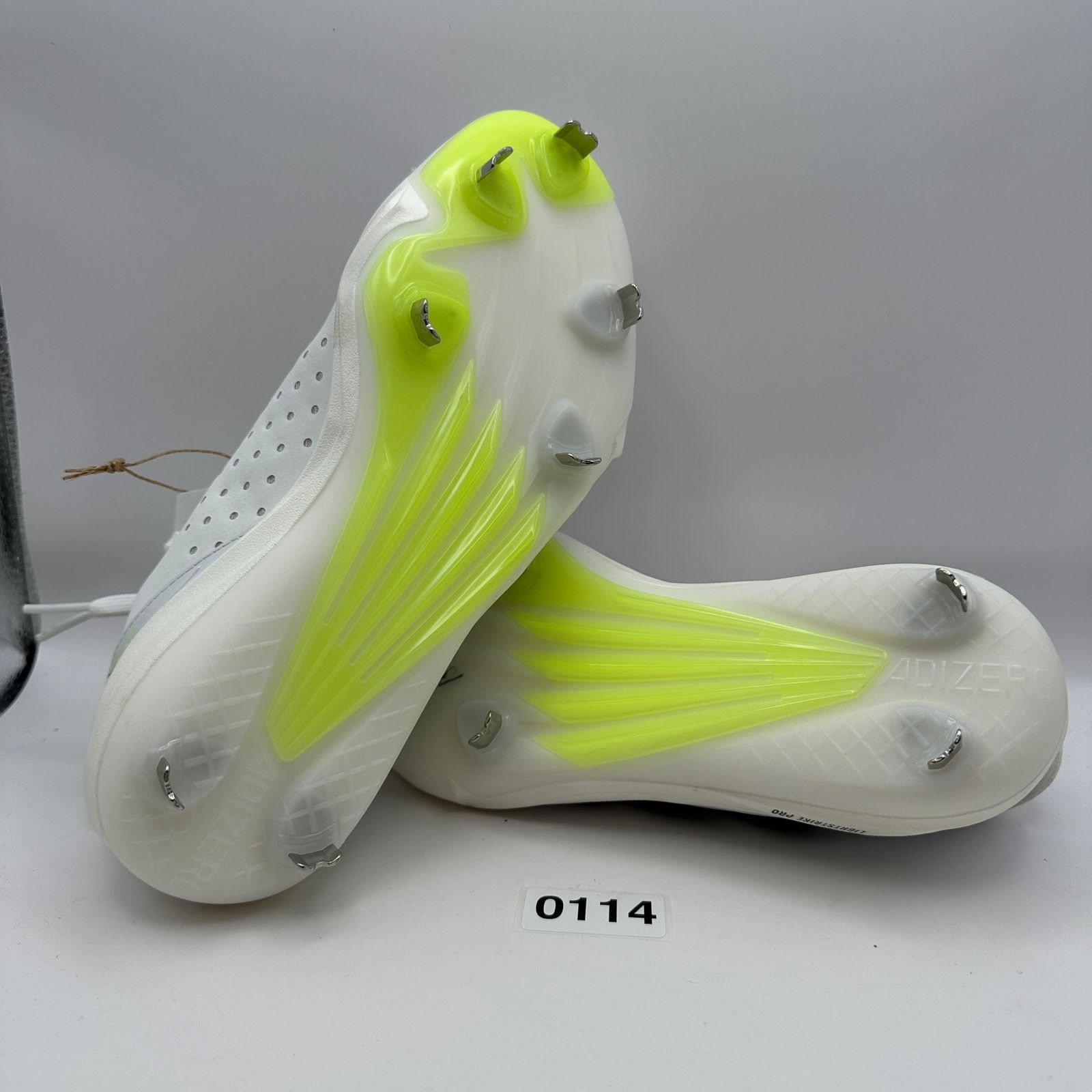 Adidas Adidas Adizero Instinct+ Softball Cleats Wms 7.5 White/Neon Size US 7.5 / IT 37.5 - 6 Thumbnail