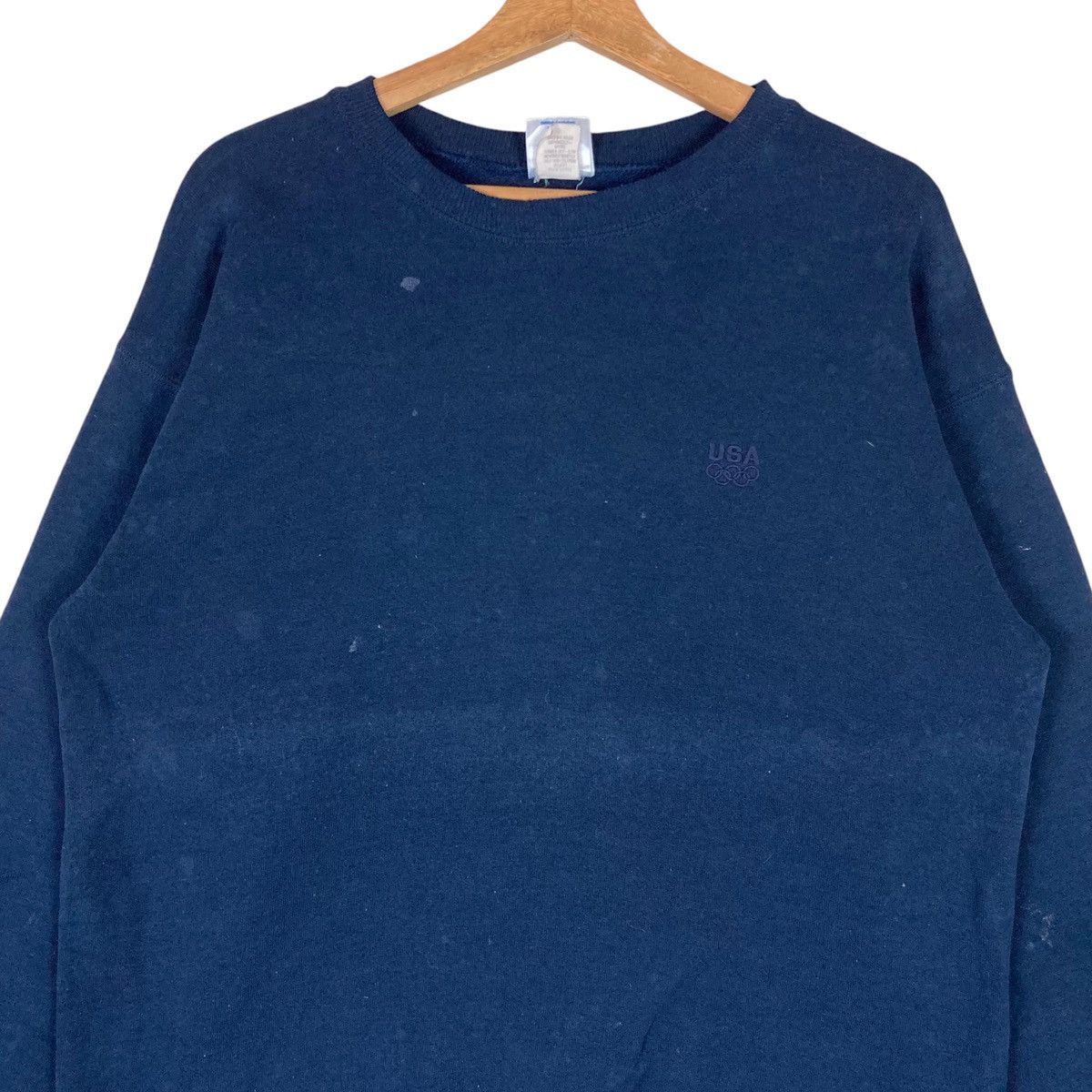 JCPenney Vintage USA Olympic by JC Penney Pullover Jumper Sweatshirt Size US L / EU 52-54 / 3 - 2 Thumbnail