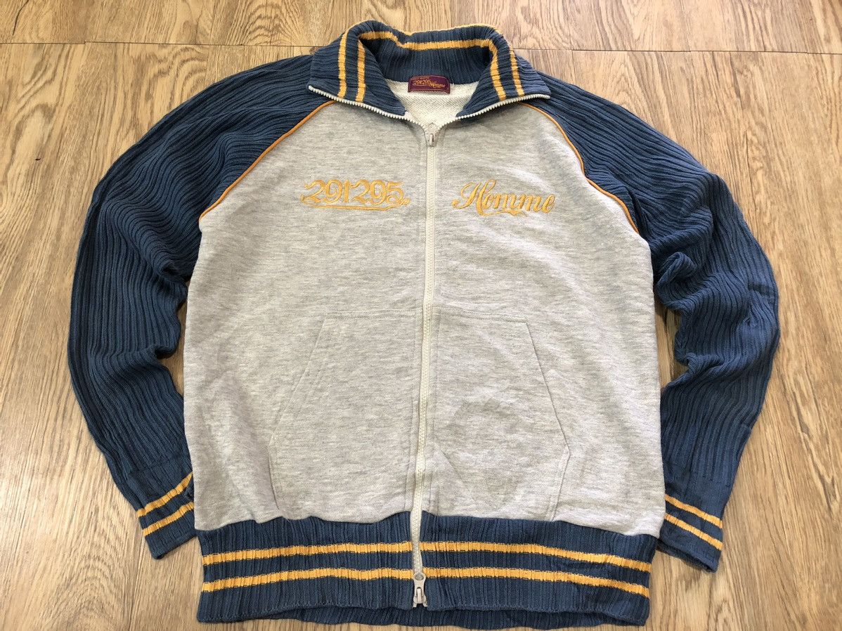 image of Japan 29195 Homme Zipper Sweatshirt in Grey, Men's (Size Medium)