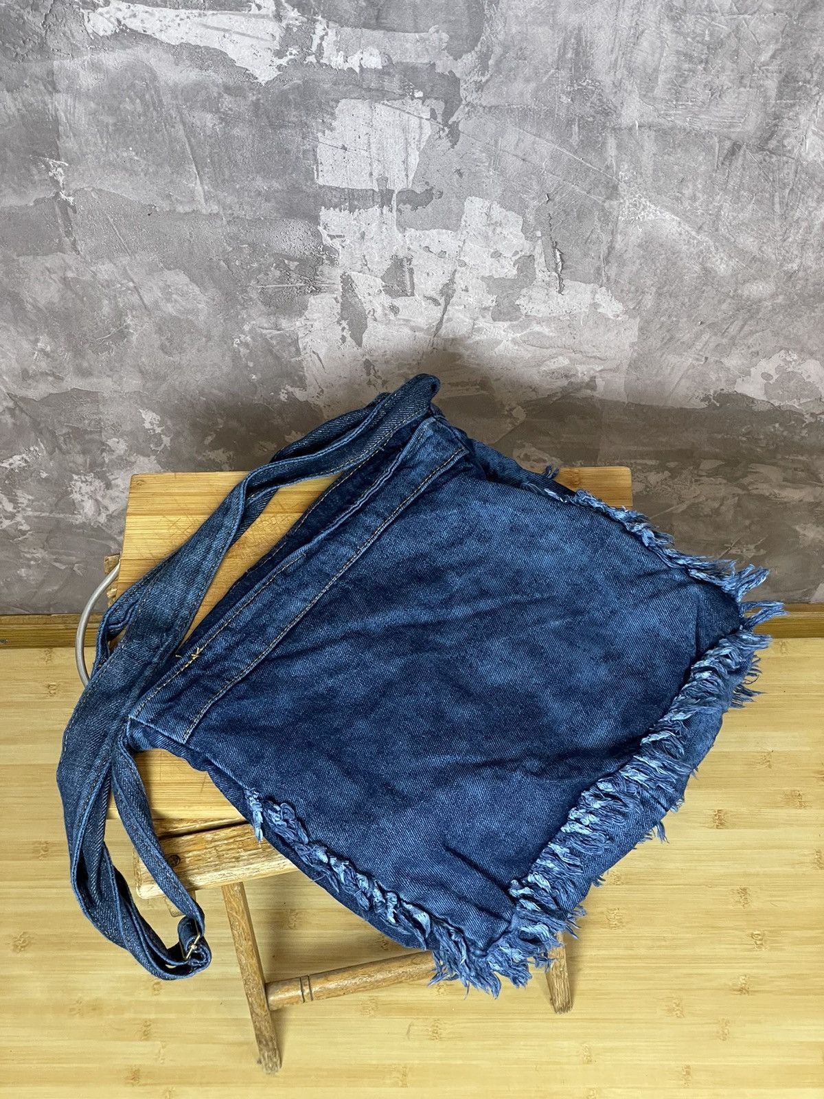 Japanese Brand Vintage Shoulders Bag Avangard 90s Hippie Peace ☮️ Streetwear Size ONE SIZE - 8 Thumbnail