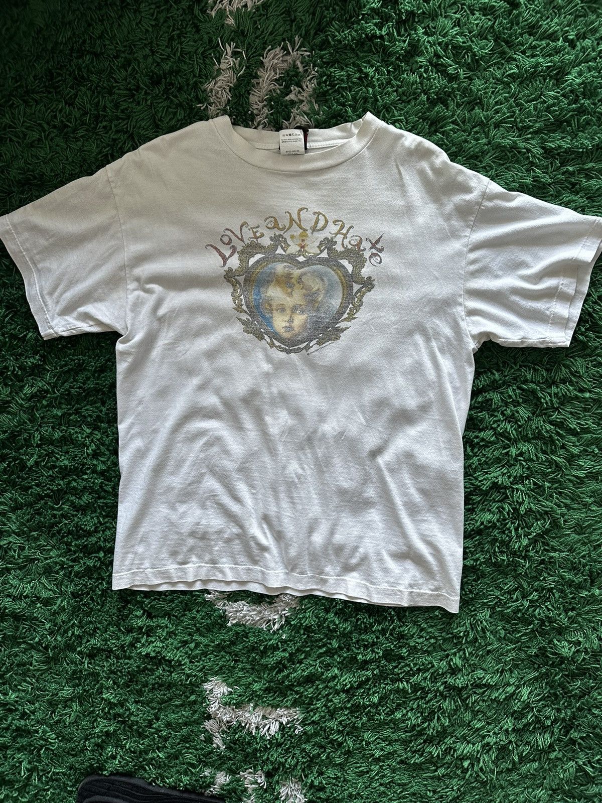 Saint Michael Saint Michael’s LOVE AND HATE T Shirt Size US L / EU 52-54 / 3 - 1 Thumbnail