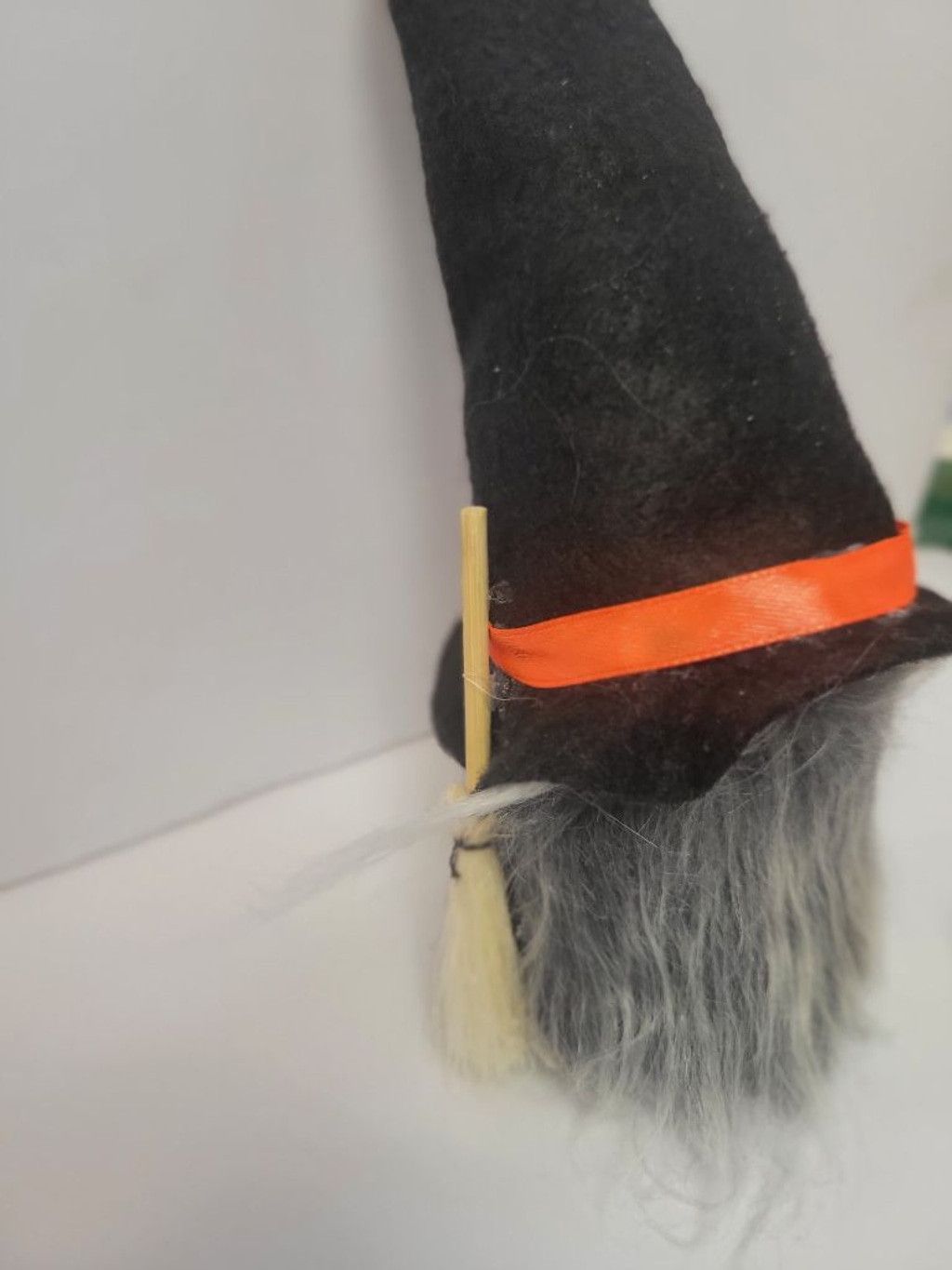 Handmade Witch Halloween gnome shelf sitter tie Size ONE SIZE - 4 Thumbnail