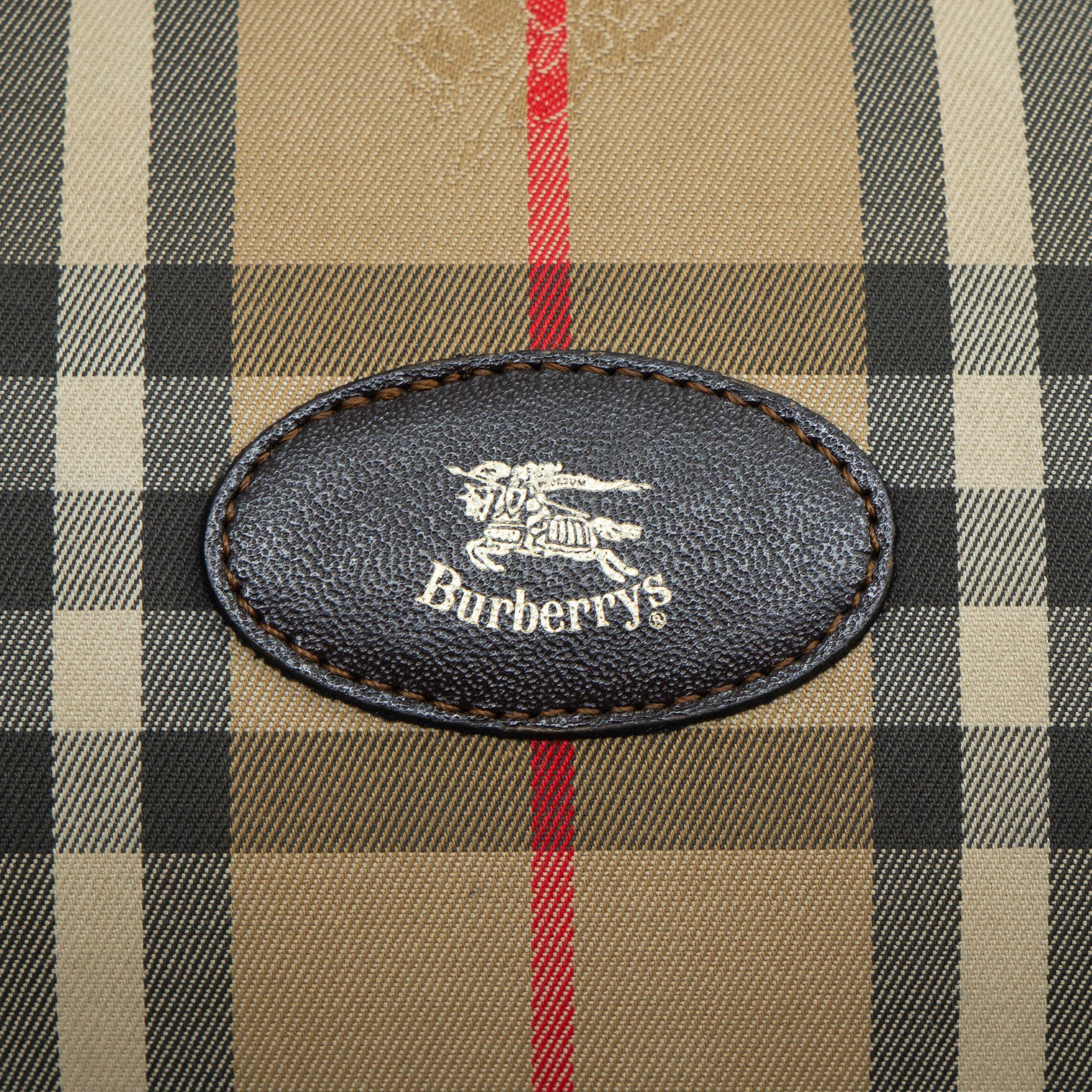 Burberry BURBERRY Check Monogram Camera Bag Crossbody Vintage 90s 00s Size ONE SIZE - 8 Thumbnail