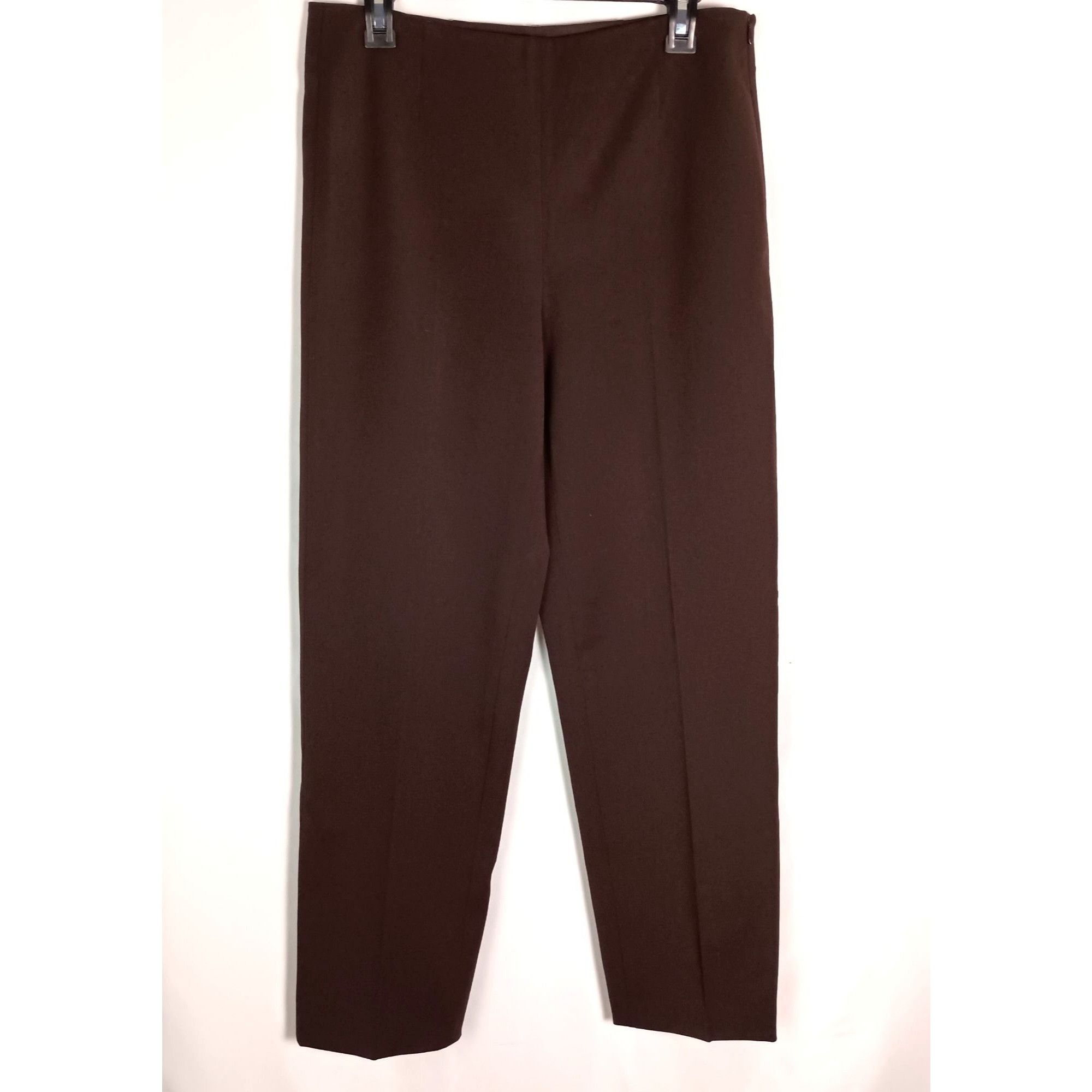 Talbots Talbots Brown Dress Pants Women’s Size 10 Side Zip Stretch R Size 30" / US 8 / IT 44 - 1 Thumbnail