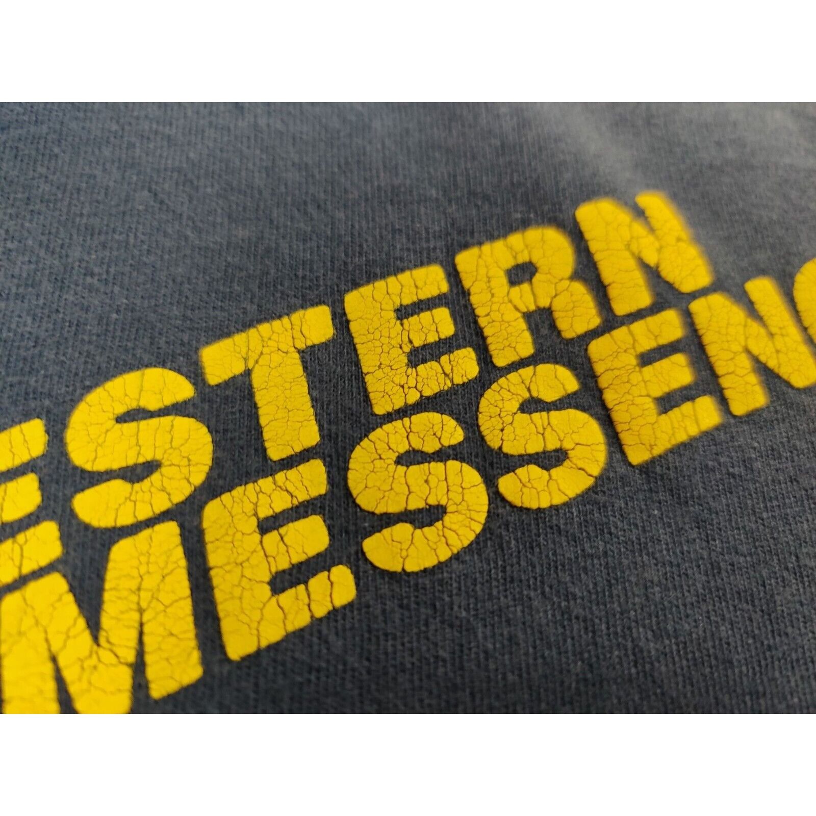 Jerzees VINTAGE Courier Shirt Adult Mens Western Messenger Size US XXL / EU 58 / 5 - 3 Thumbnail