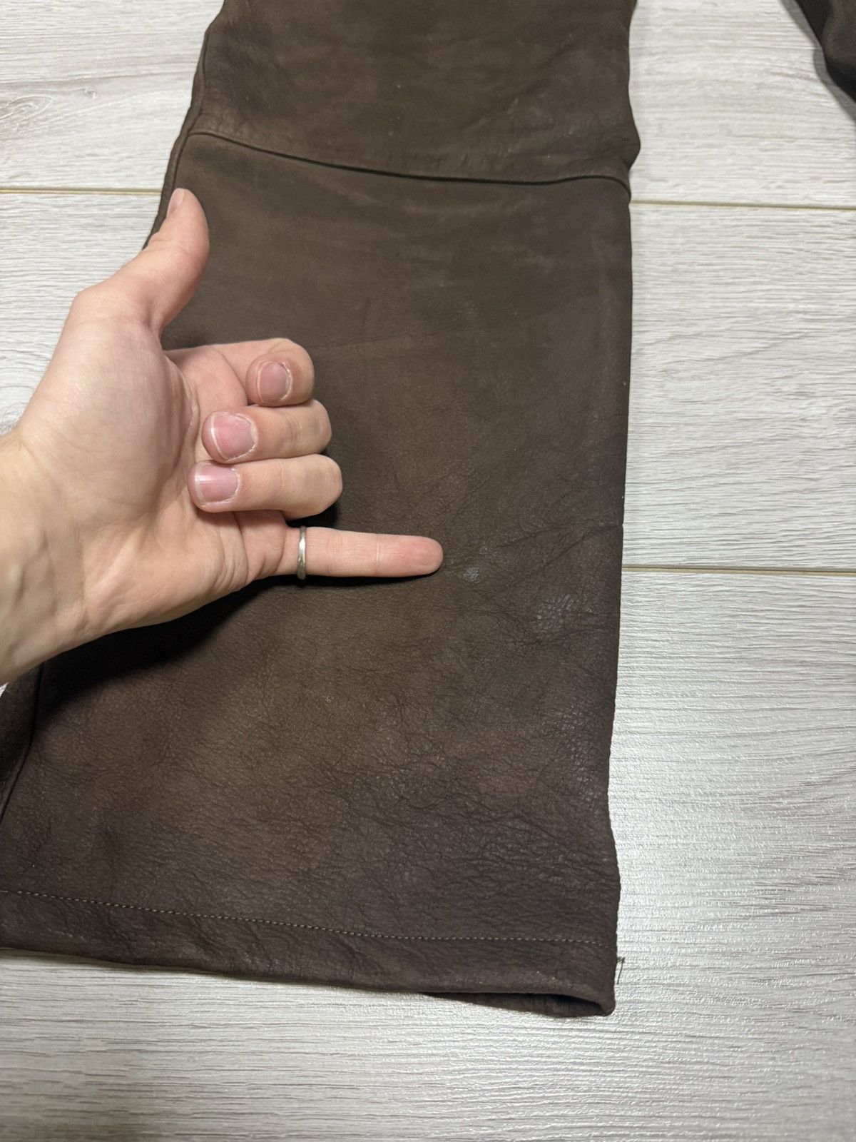 Leather Highway 1 Leather Moto Biker Pants vintage Size US 32 / EU 48 - 11 Thumbnail