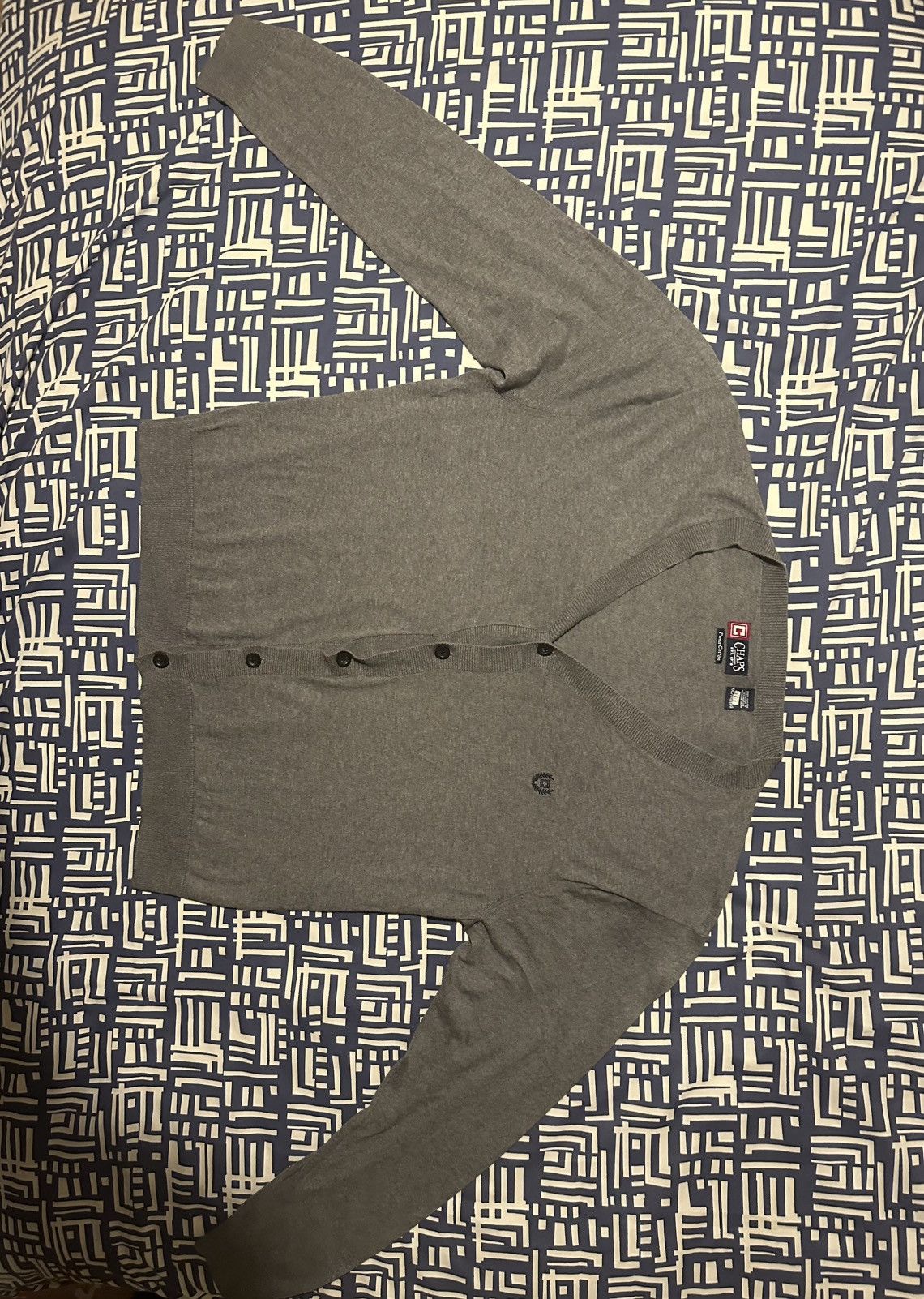 Chaps Ralph Lauren × Vintage Women’s Oversized chaps Ralph Lauren button-up sweater Size XL / US 12-14 / IT 48-50 - 2 Thumbnail