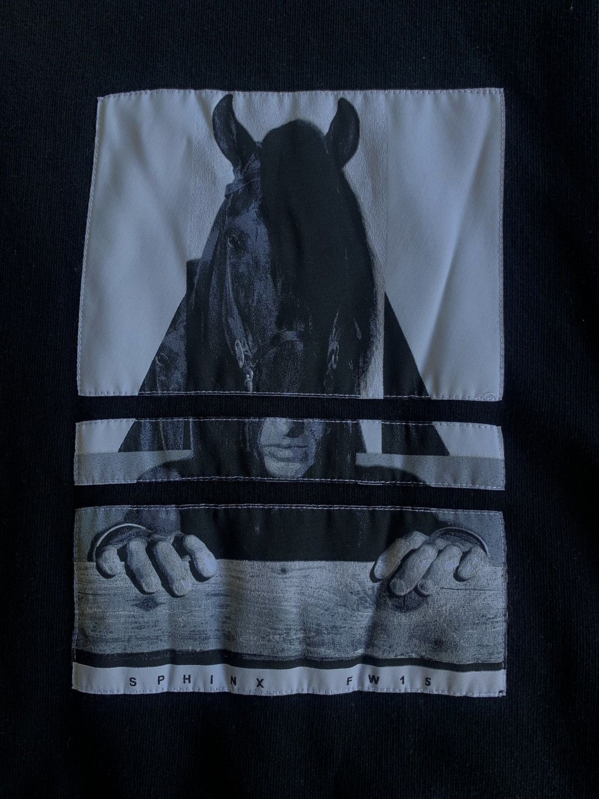 Rick Owens Drkshdw Rick Owens Drkshdw - FW15 Sphinx Horse Head Crewneck Size US S / EU 44-46 / 1 - 5 Thumbnail