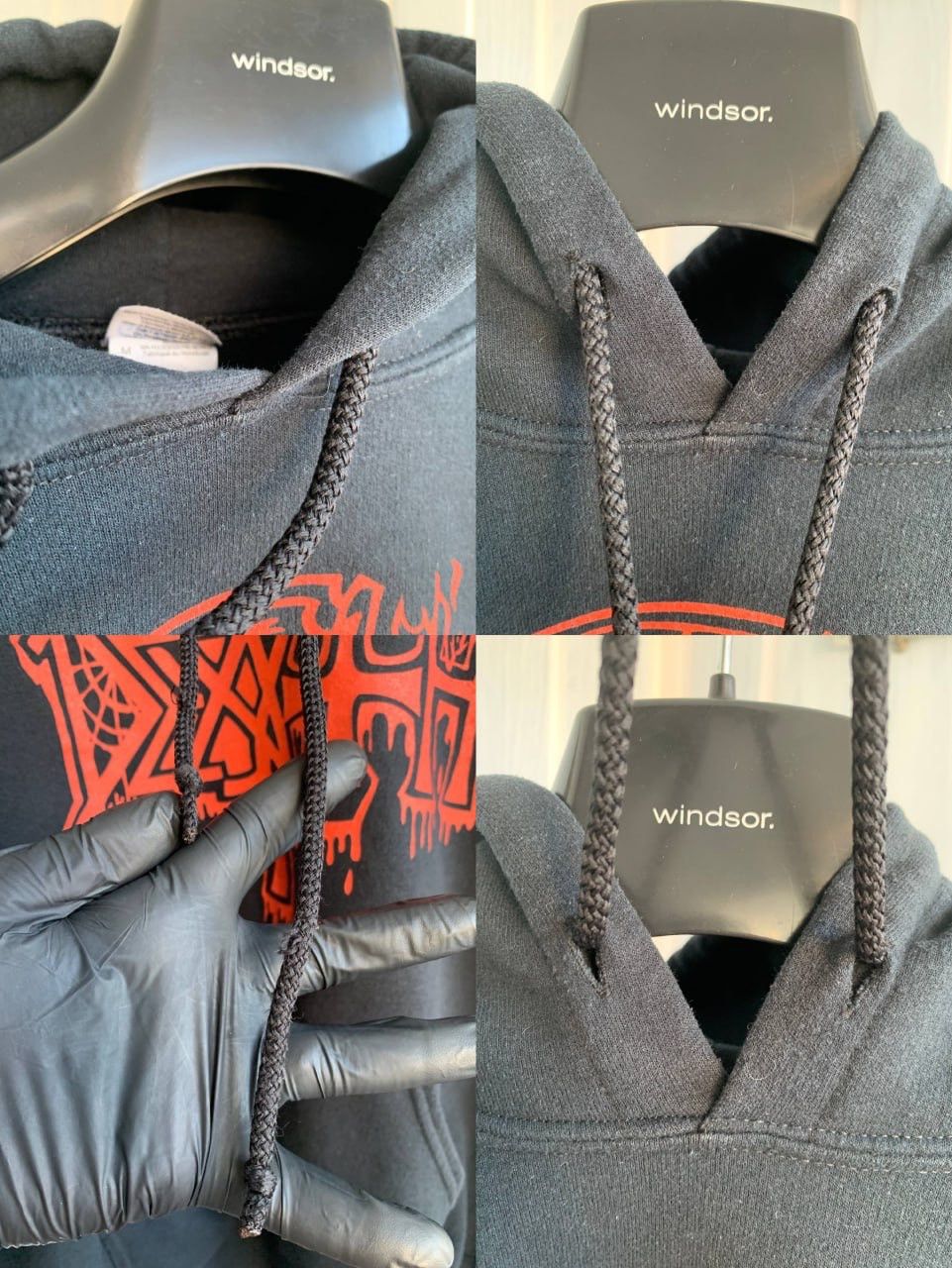 Other Vintage Death Band Cotton Black Gildan Heavy Blend Hoodie Size US M / EU 48-50 / 2 - 19 Thumbnail